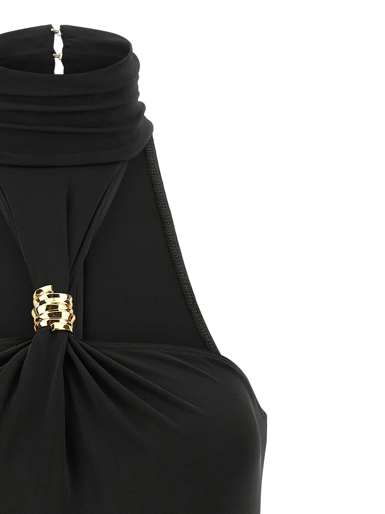 Elisabetta Franchi Jewel Detail Bodysuit