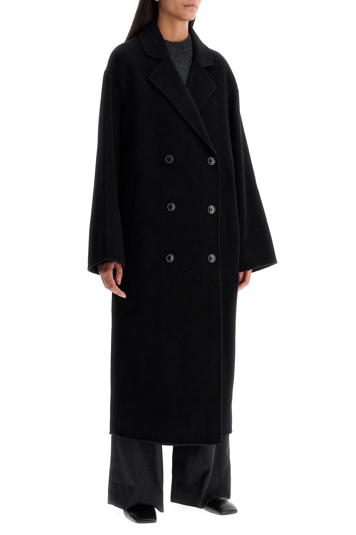 Loulou Studio Long Wool And Cashmere Coat 'Borne