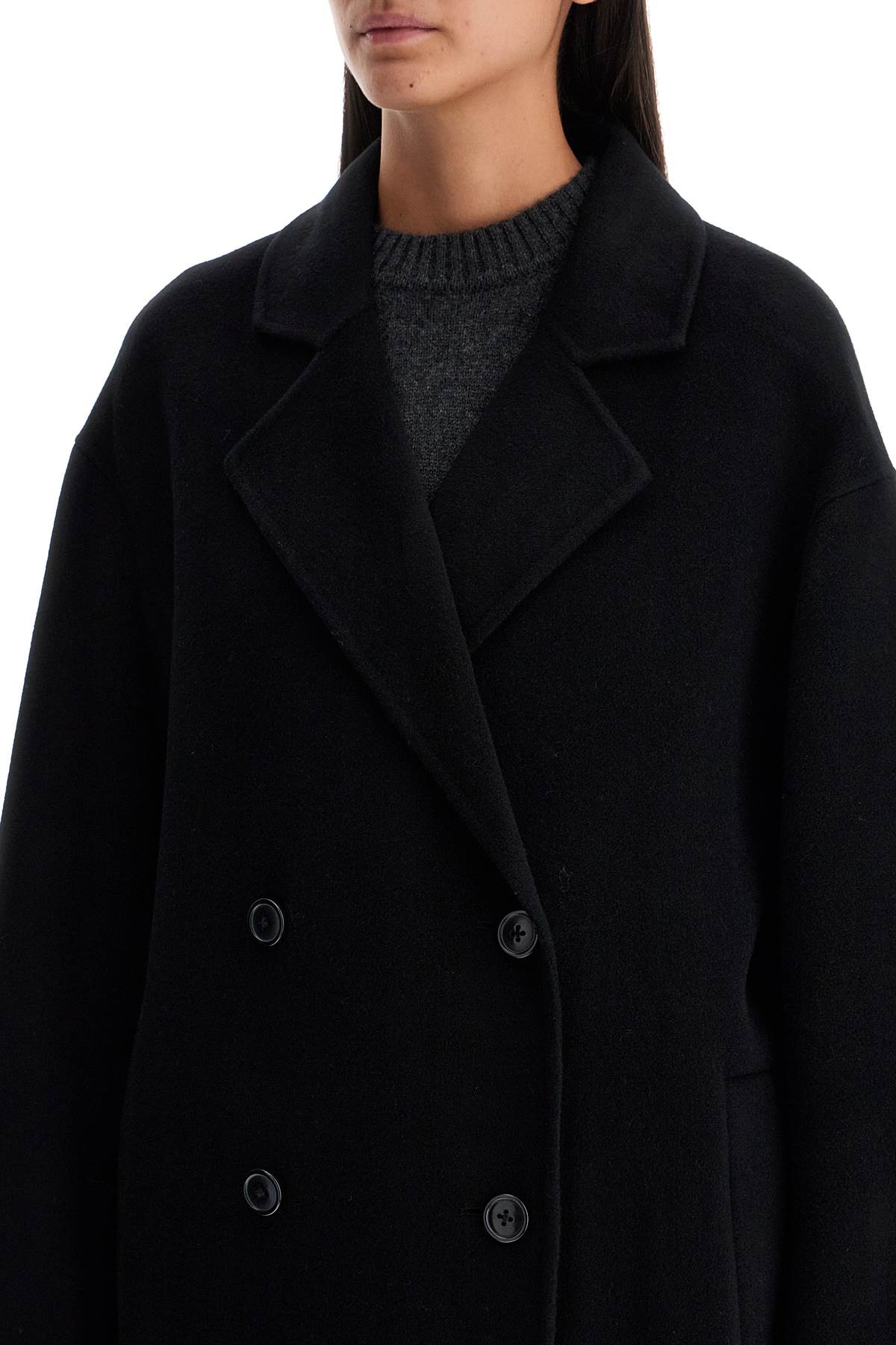 Loulou Studio Long Wool And Cashmere Coat 'Borne