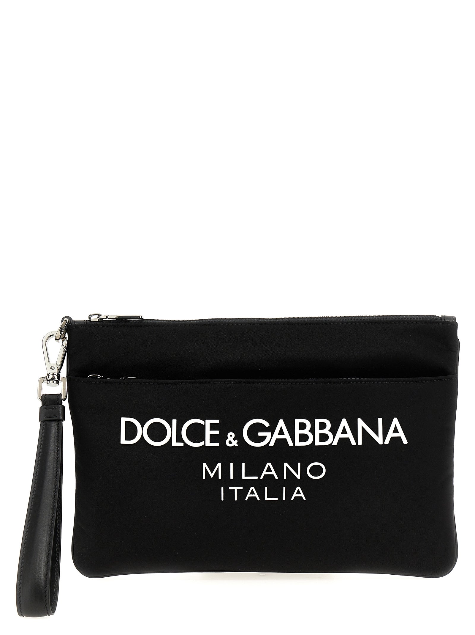 Dolce & Gabbana Logo Print Clutch Bag