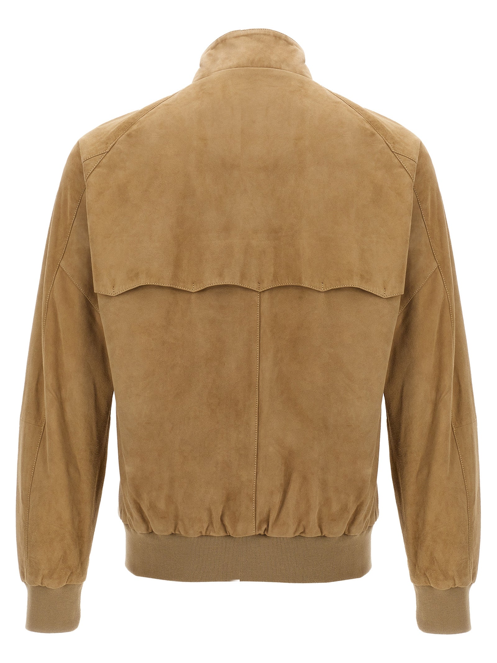 Baracuta Suede Bomber Jacket