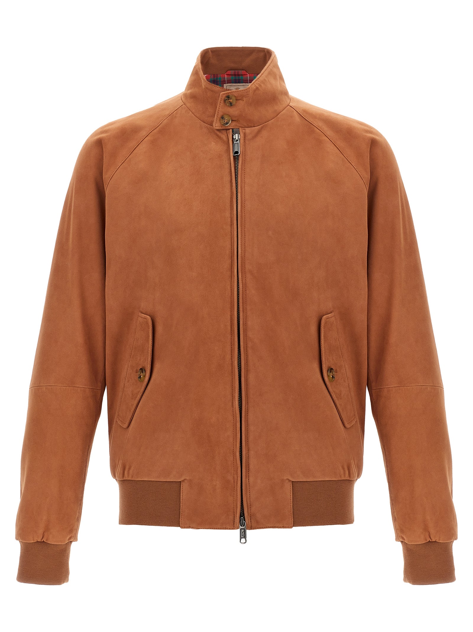 Baracuta Suede Bomber Jacket