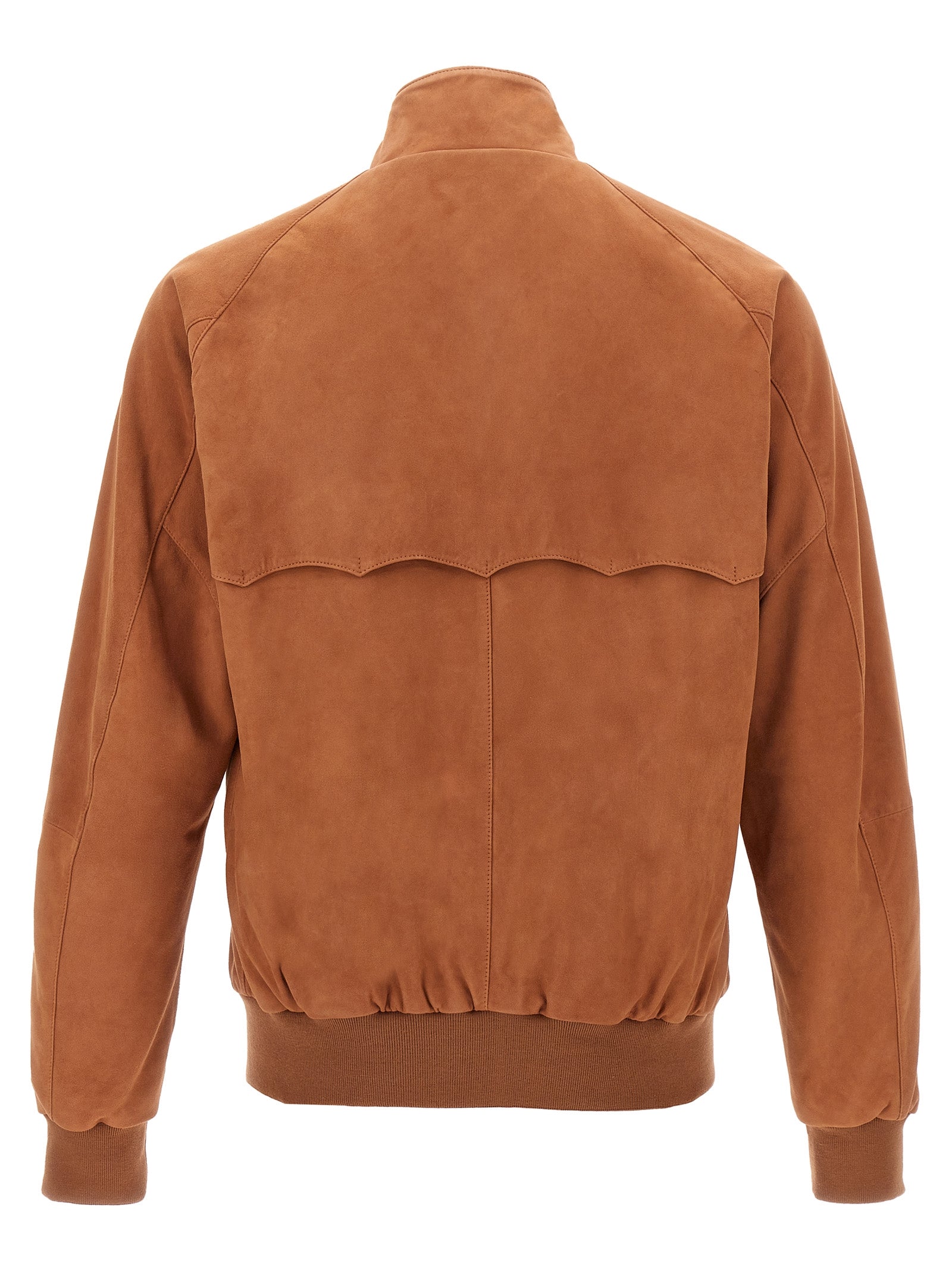 Baracuta Suede Bomber Jacket