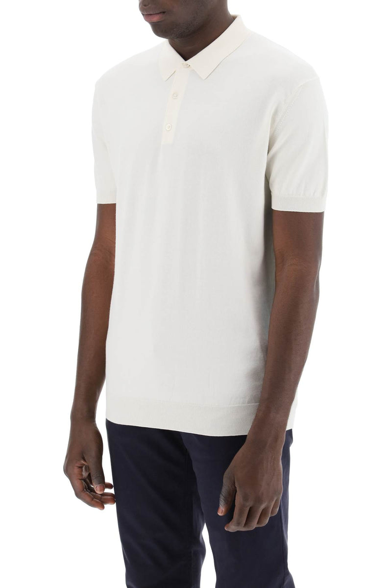 Baracuta Short-Sleeved Cotton Polo Shirt For White