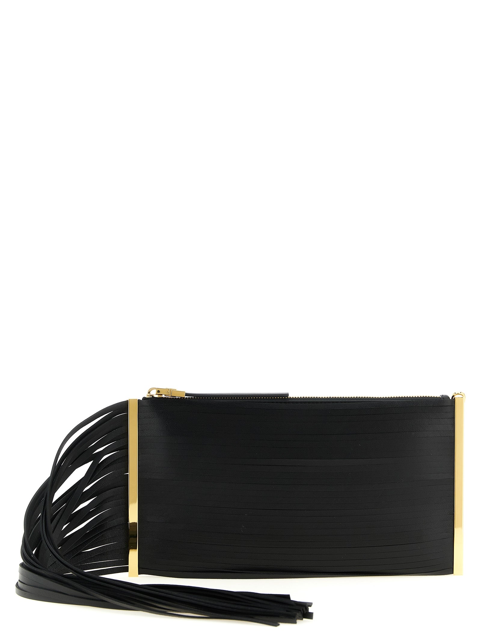Elisabetta Franchi Fringed Clutch