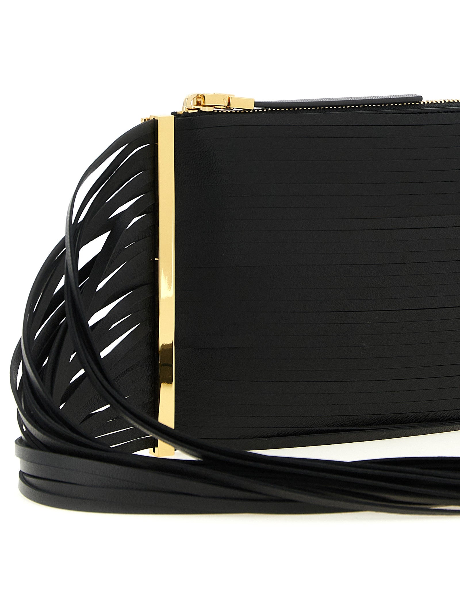 Elisabetta Franchi Fringed Clutch