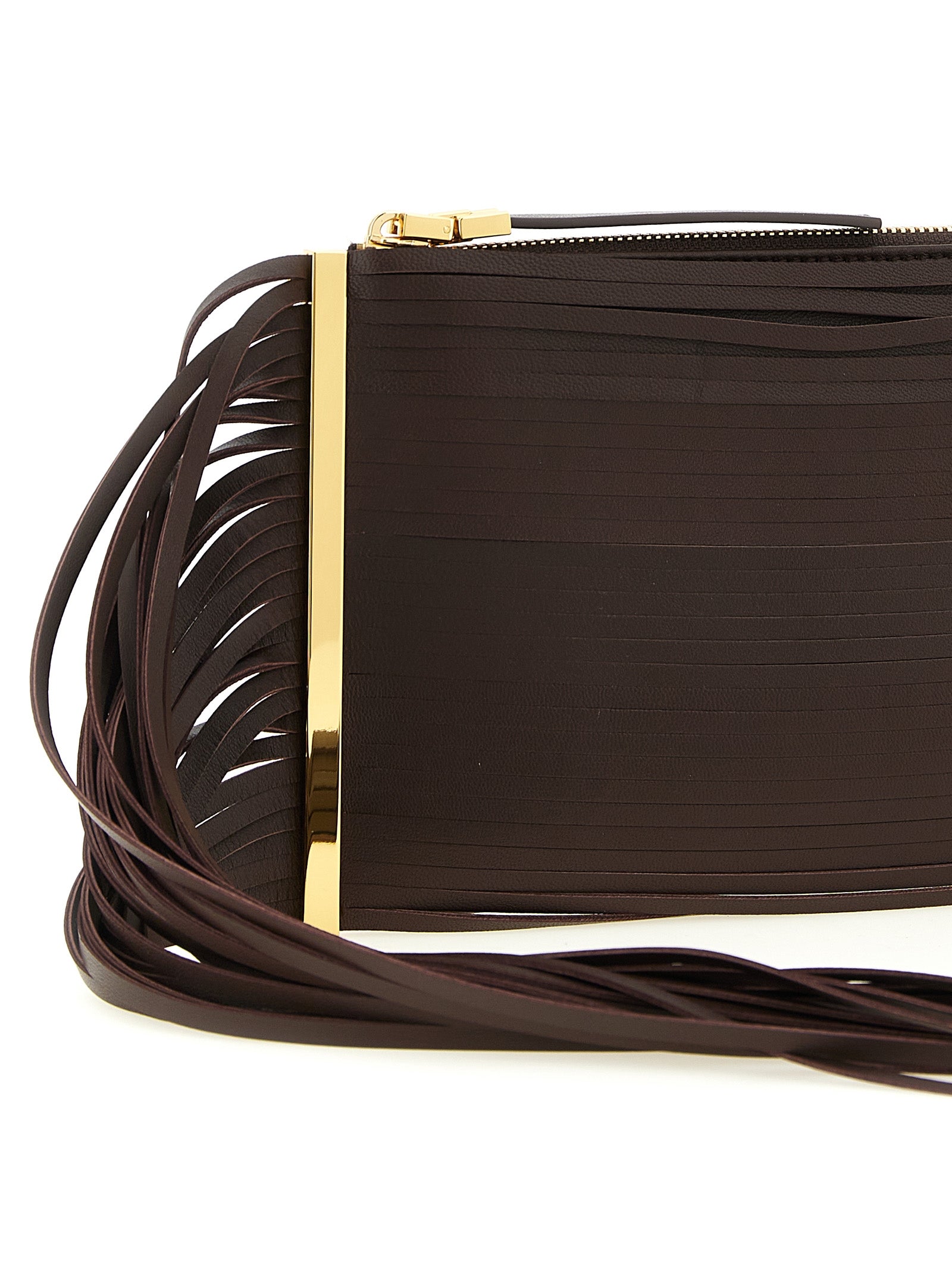 Elisabetta Franchi Fringed Clutch