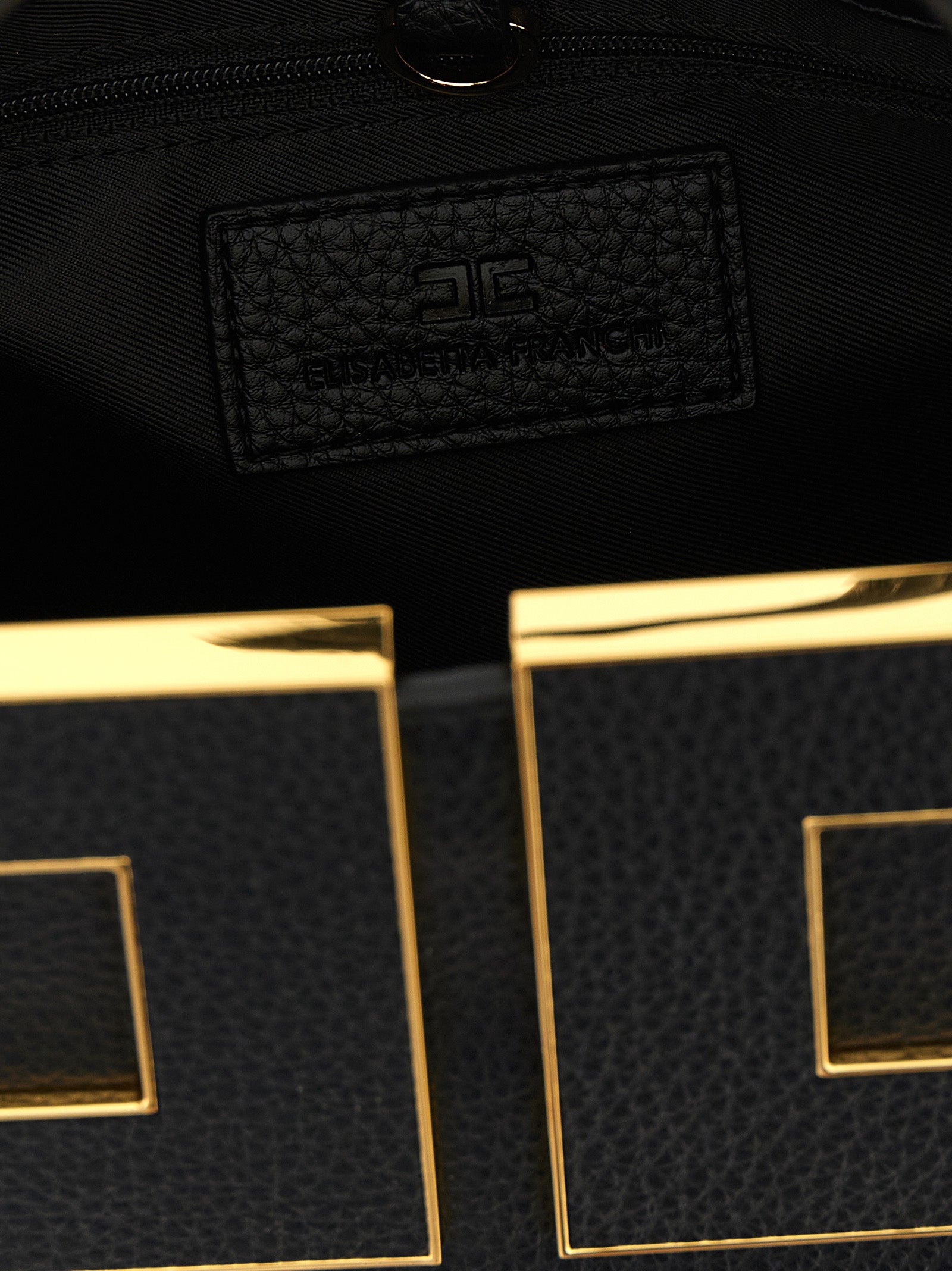 Elisabetta Franchi Maxi Logo Shopping Bag