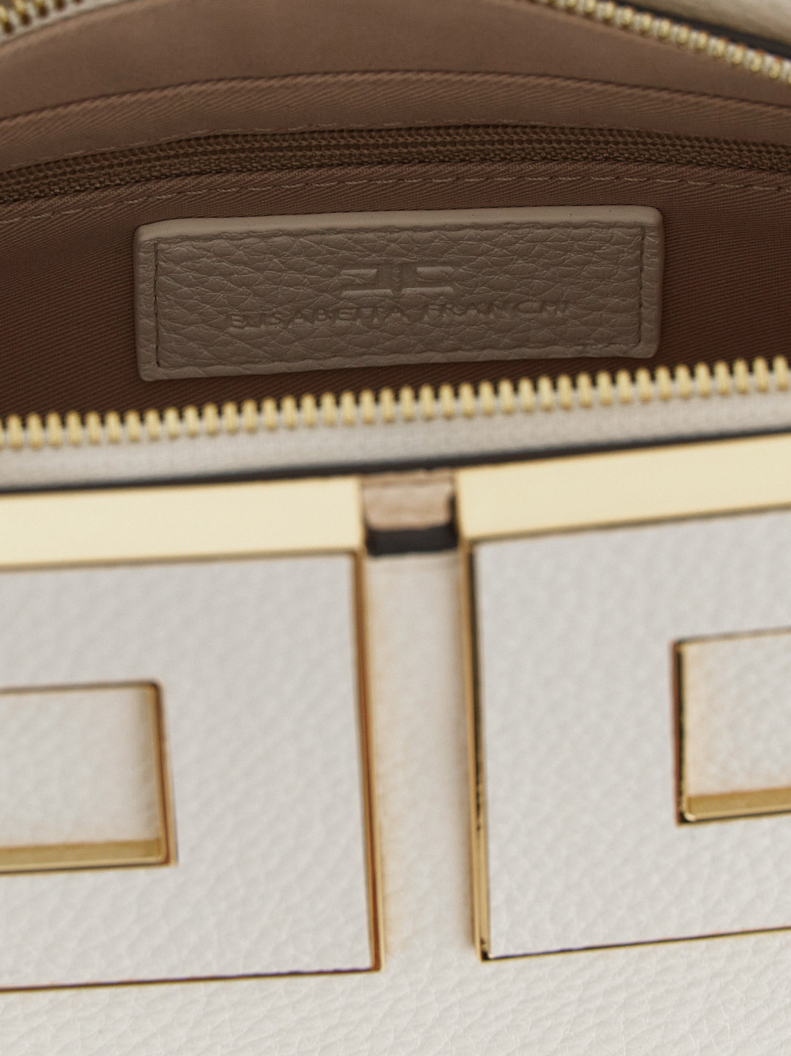Elisabetta Franchi Maxi Logo Handbag