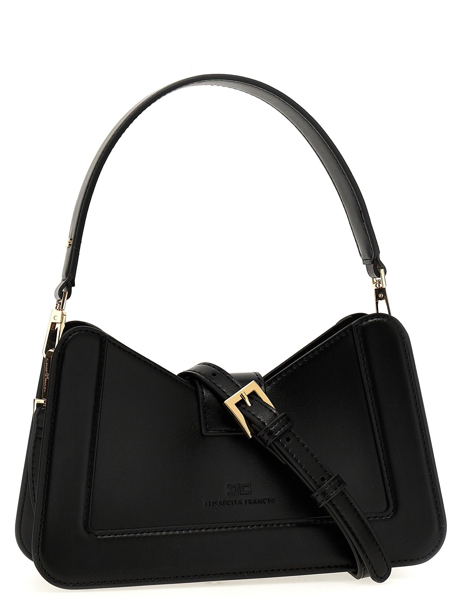 Elisabetta Franchi Logo Shoulder Bag