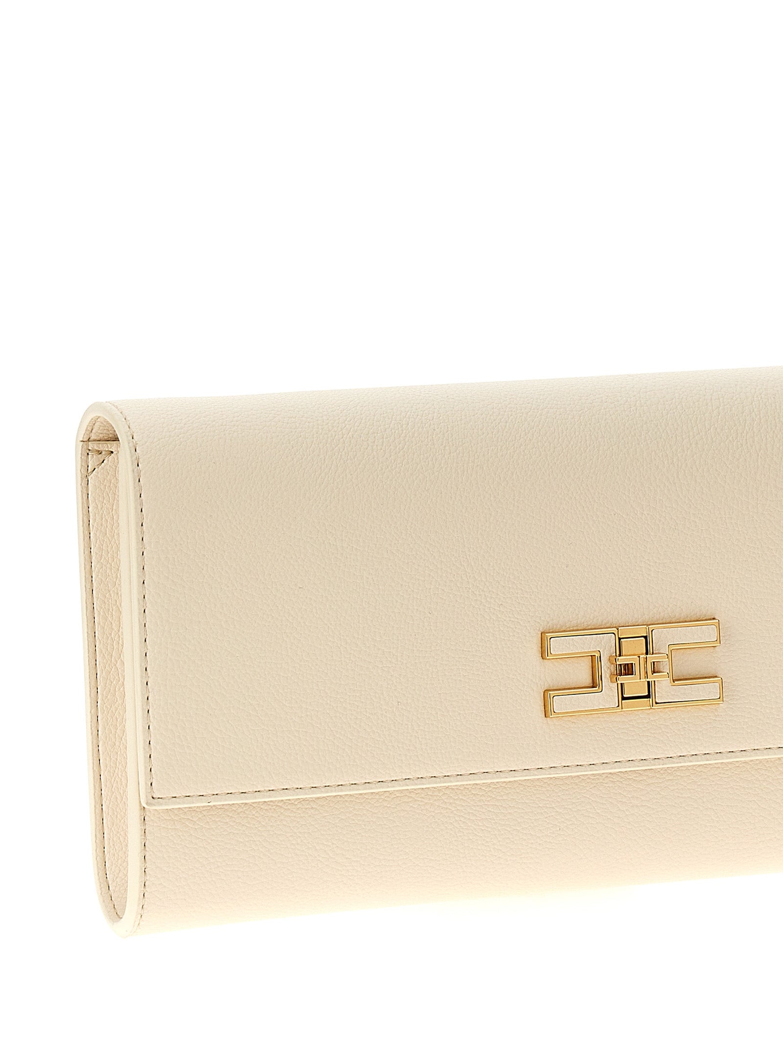 Elisabetta Franchi Logo Clutch Bag