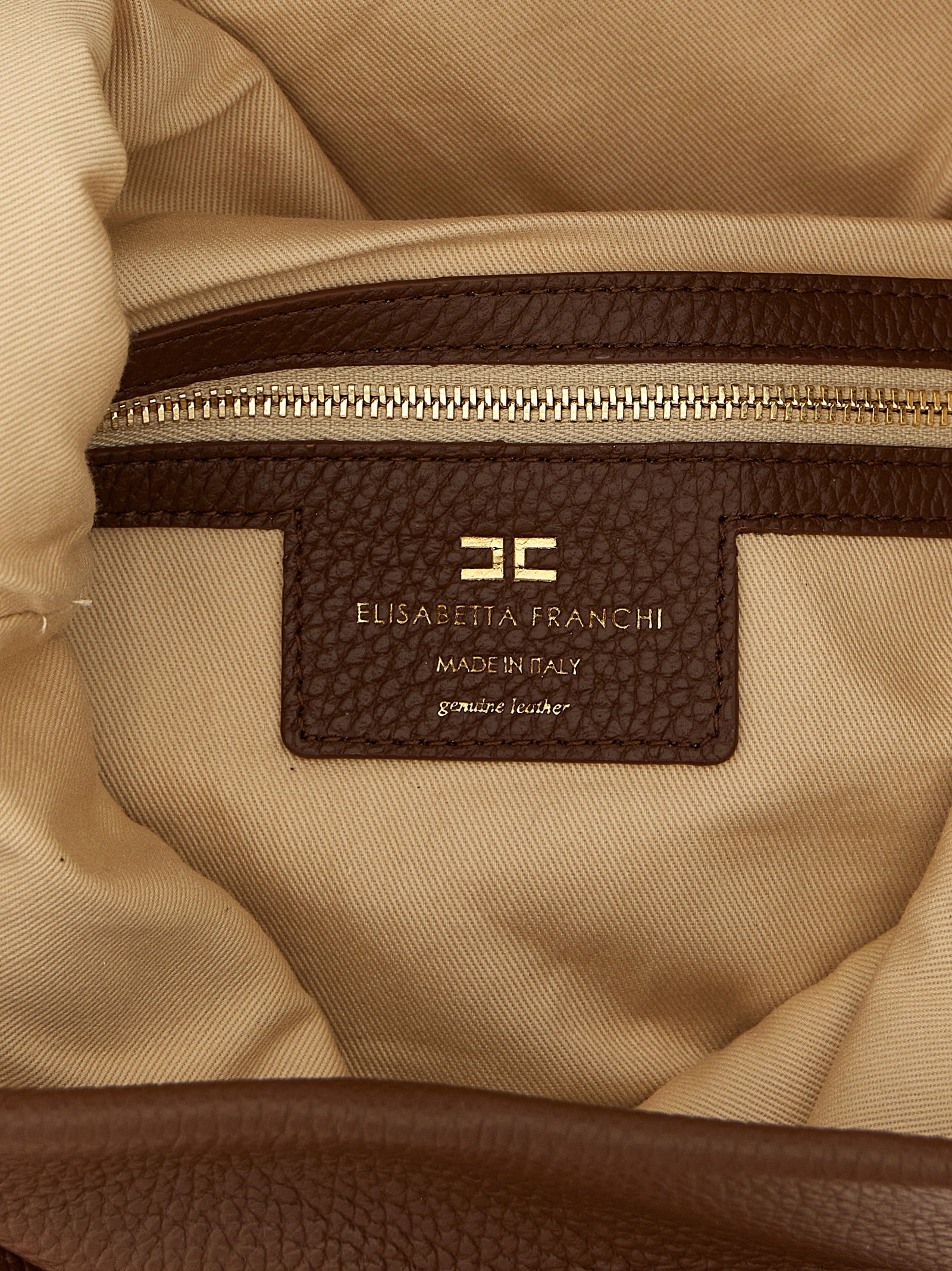 Elisabetta Franchi Logo Shoulder Bag