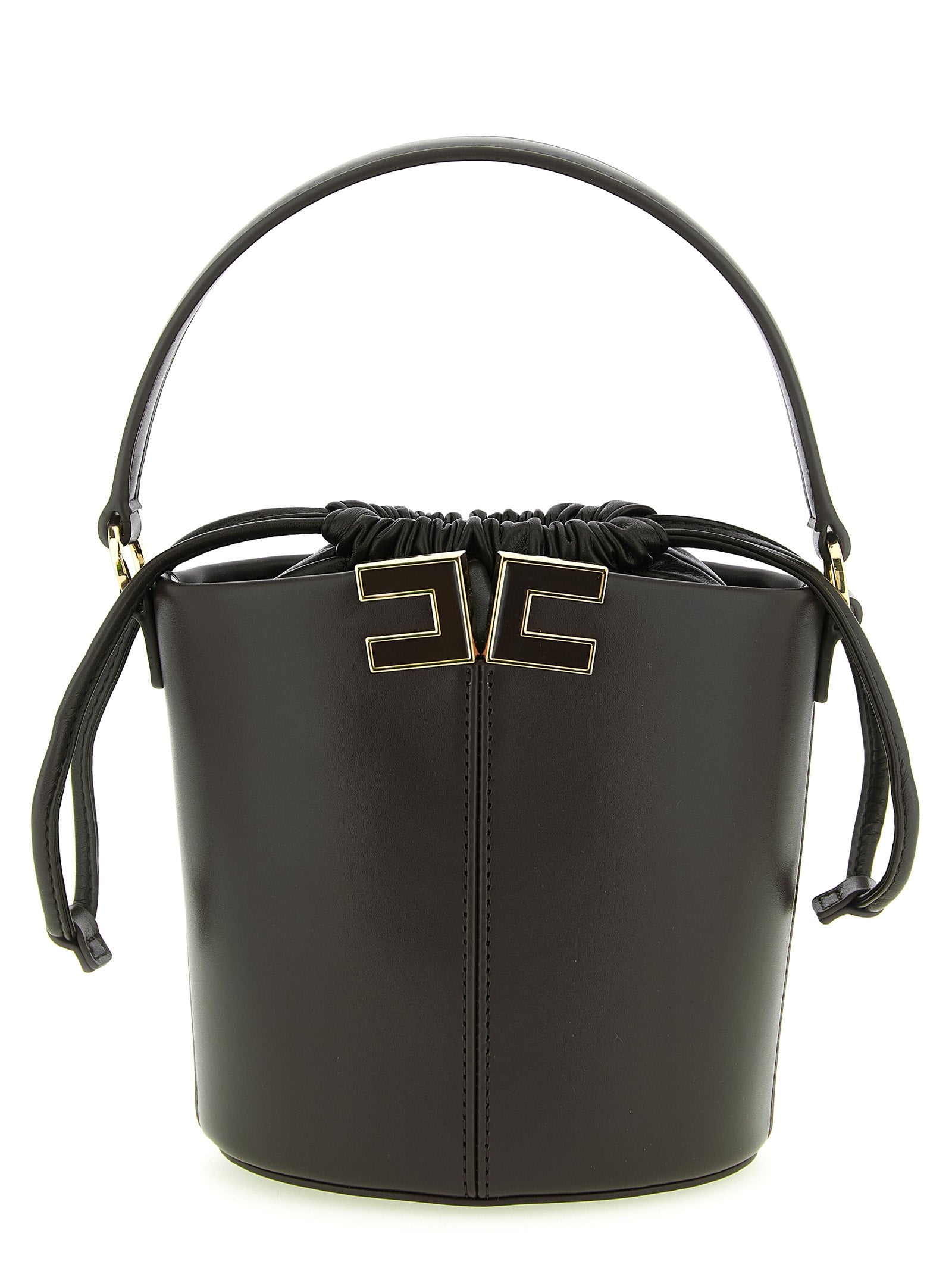 Elisabetta Franchi Logo Bucket Bag