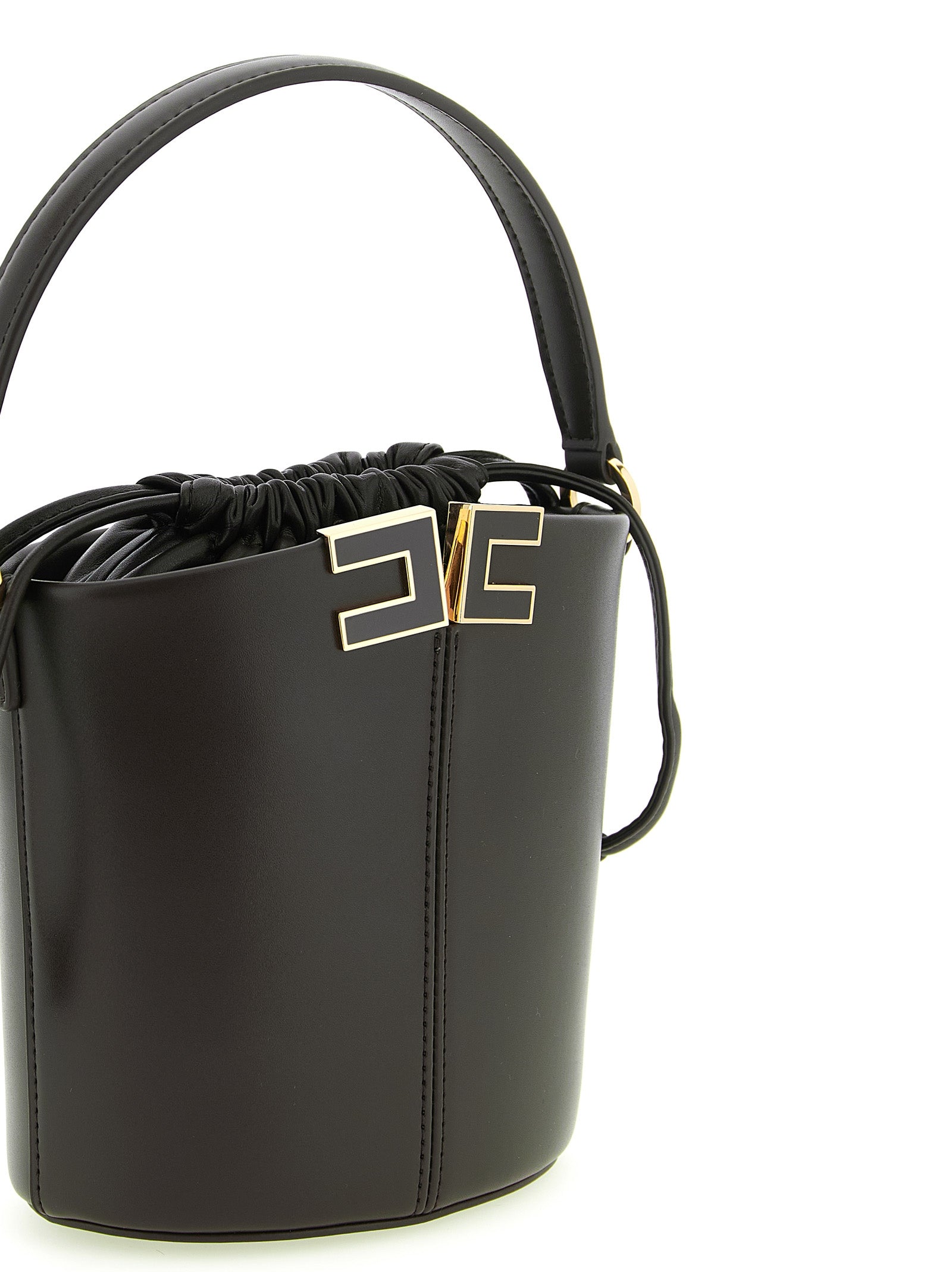 Elisabetta Franchi Logo Bucket Bag