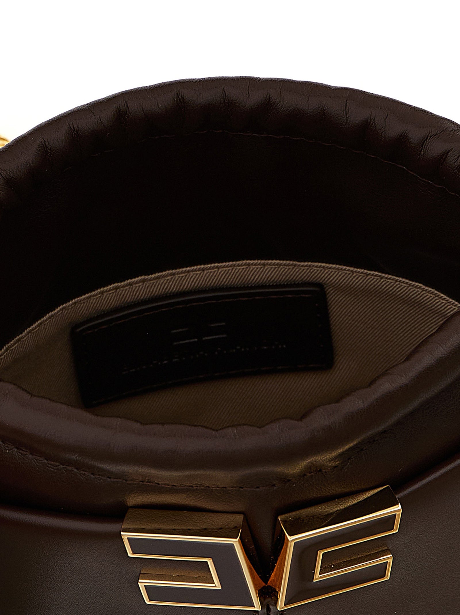 Elisabetta Franchi Logo Bucket Bag