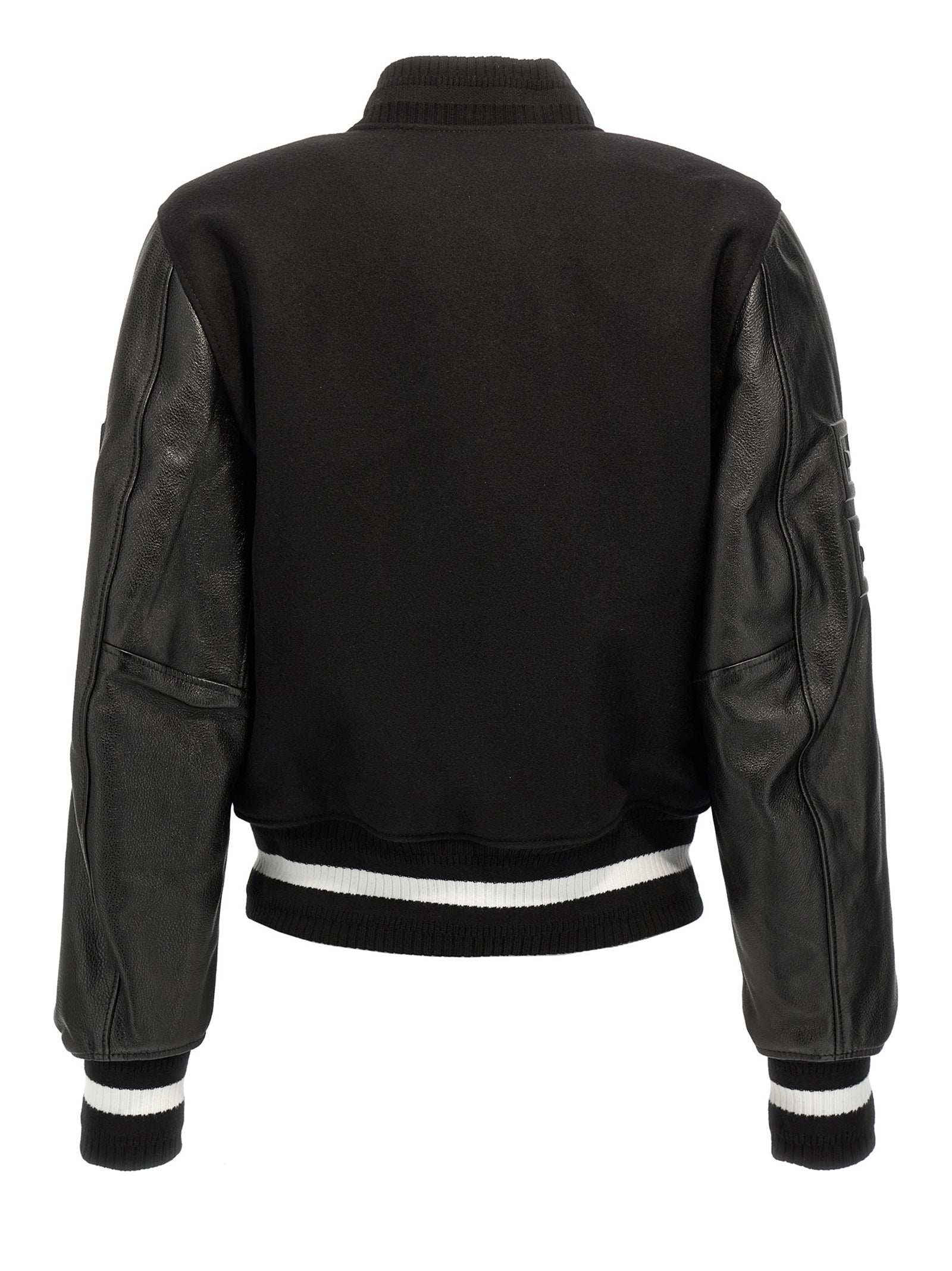 Givenchy Cropped Logo Bomber Jacket