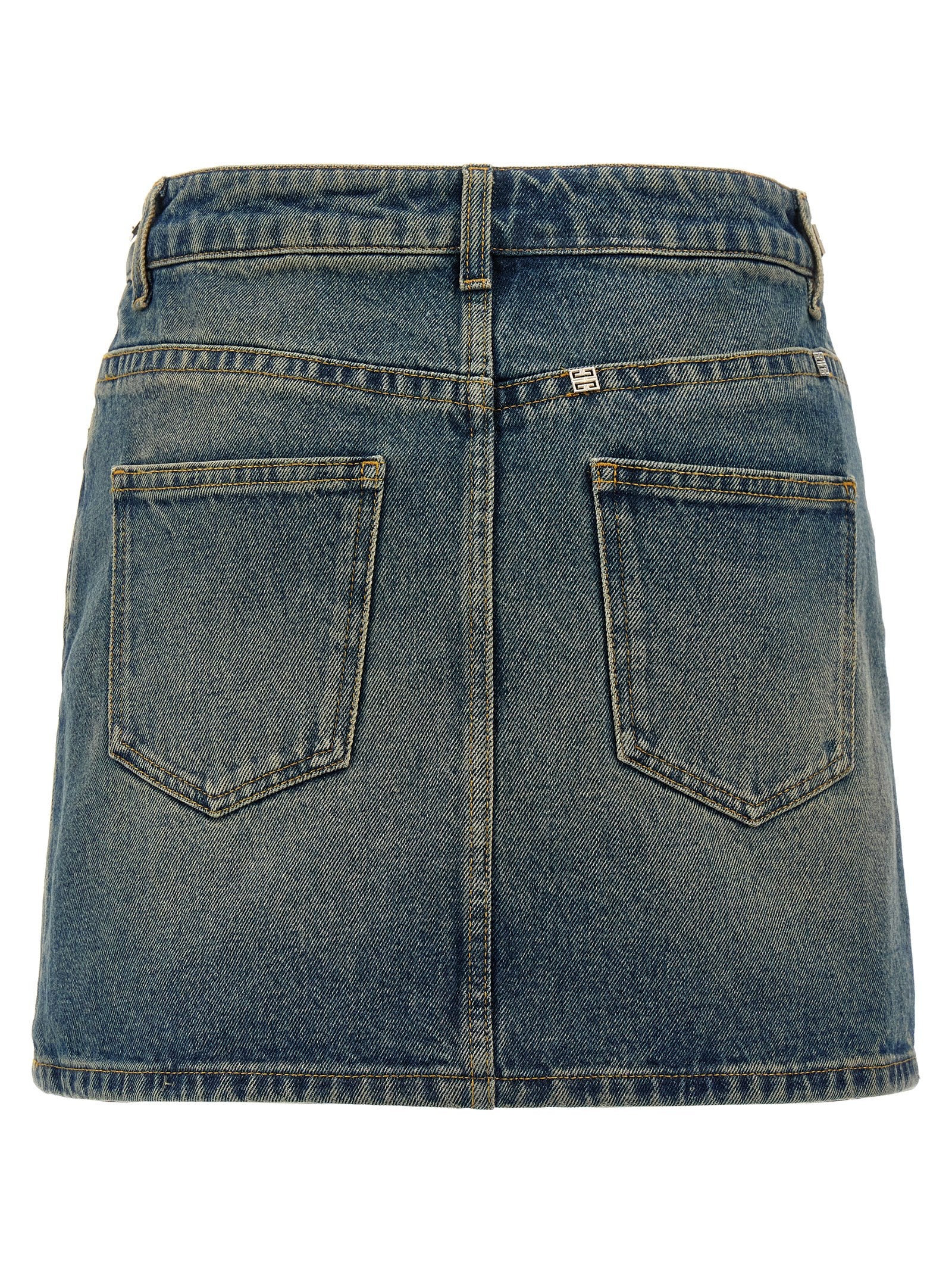 Givenchy Denim Mini Skirt