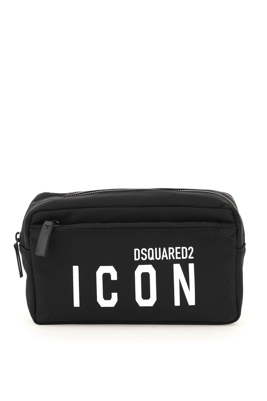 Dsquared2 Nylon Icon Vanity Case Black