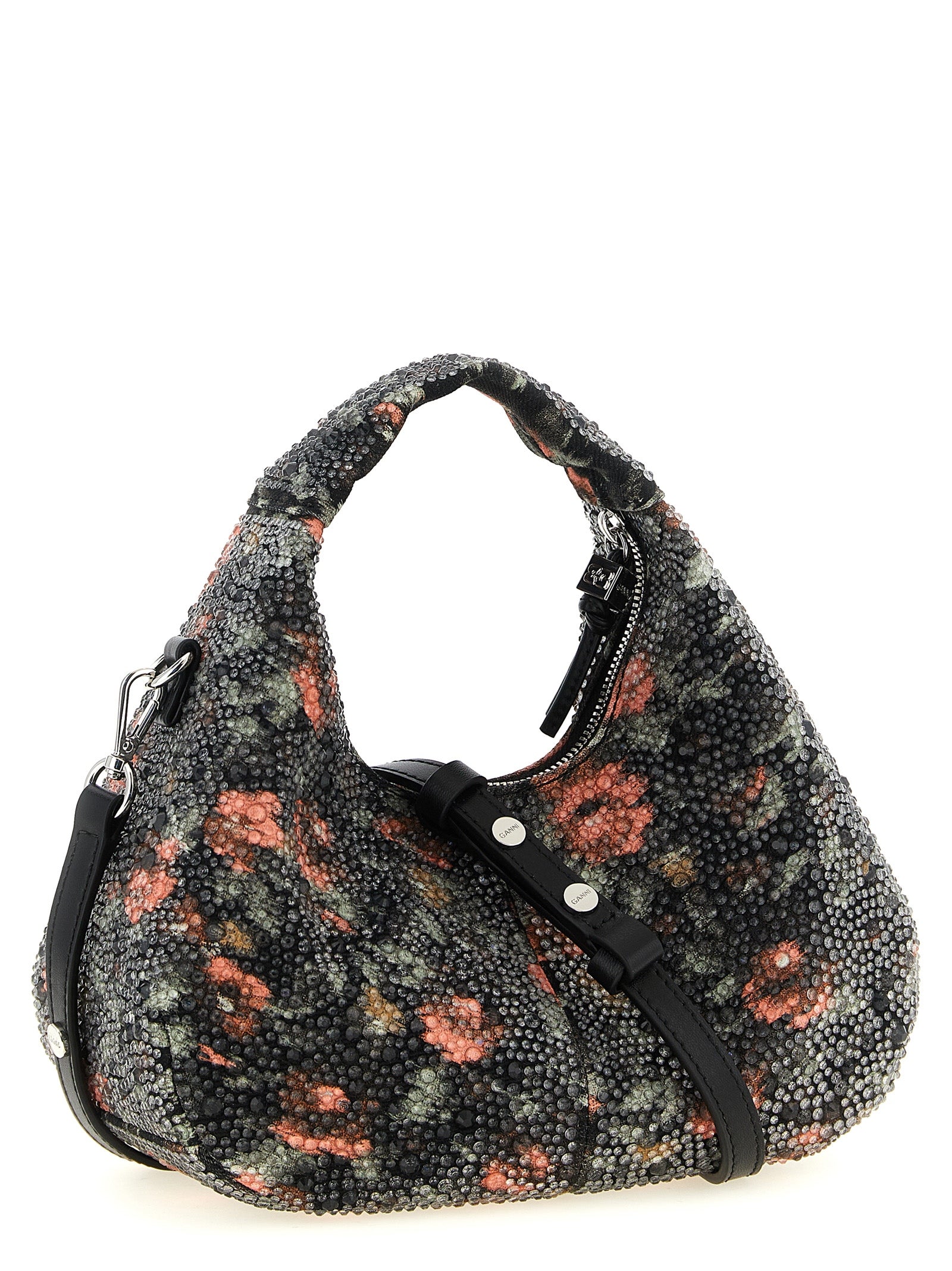 Ganni 'Mini Hobo Flowers' Handbag