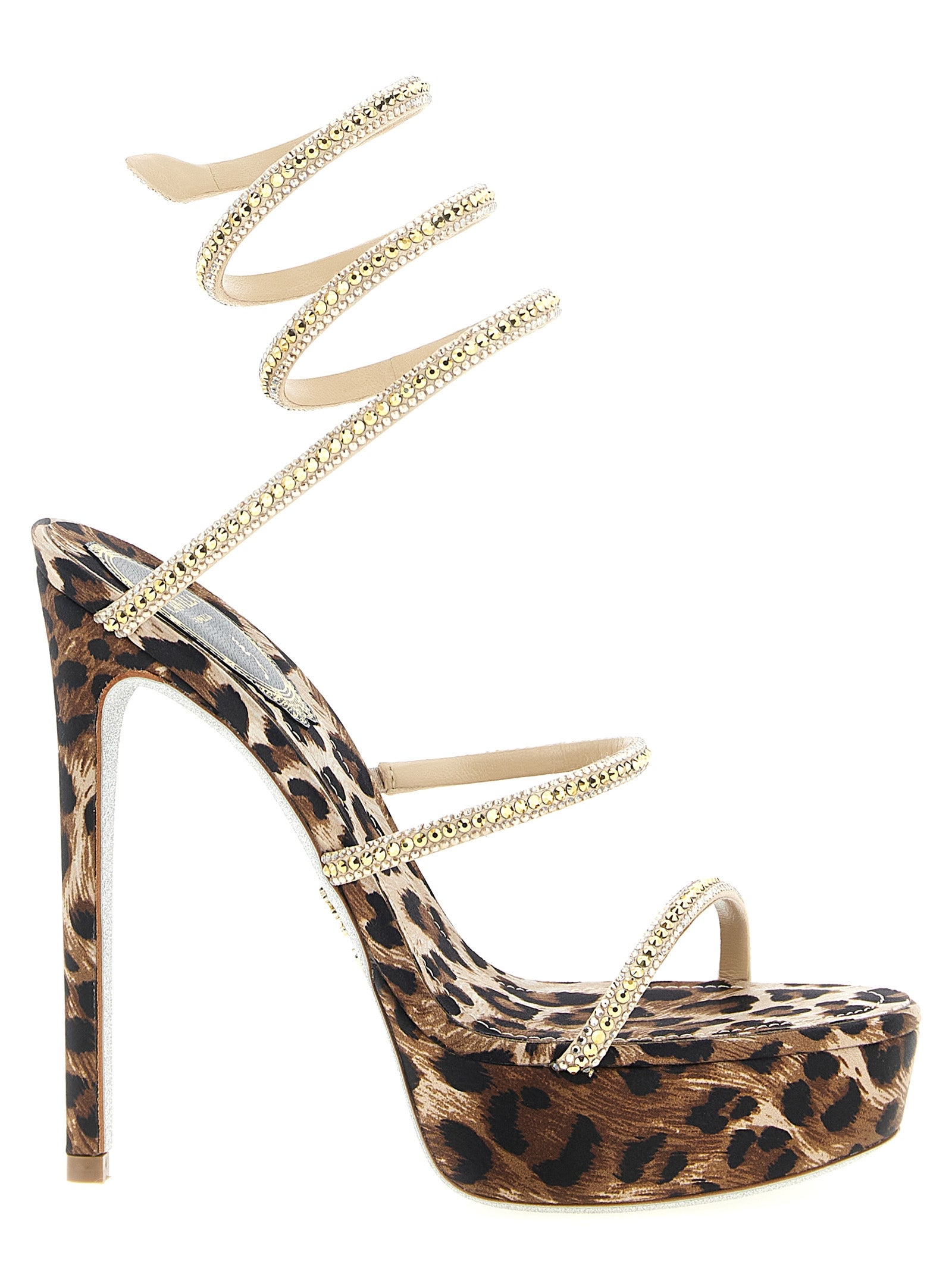 René Caovilla 'Cleo Leopard' Sandals