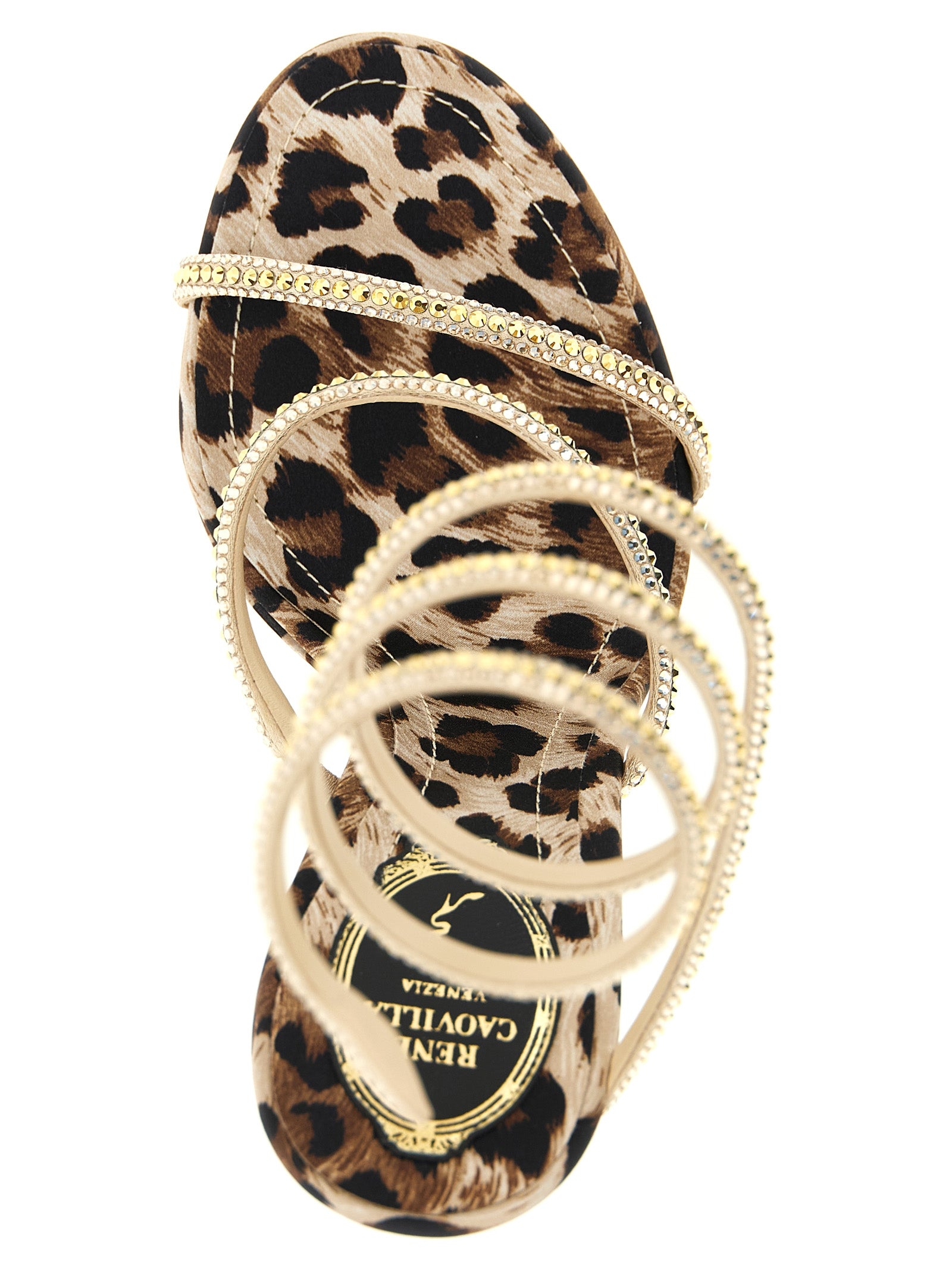 René Caovilla 'Cleo Leopard' Sandals