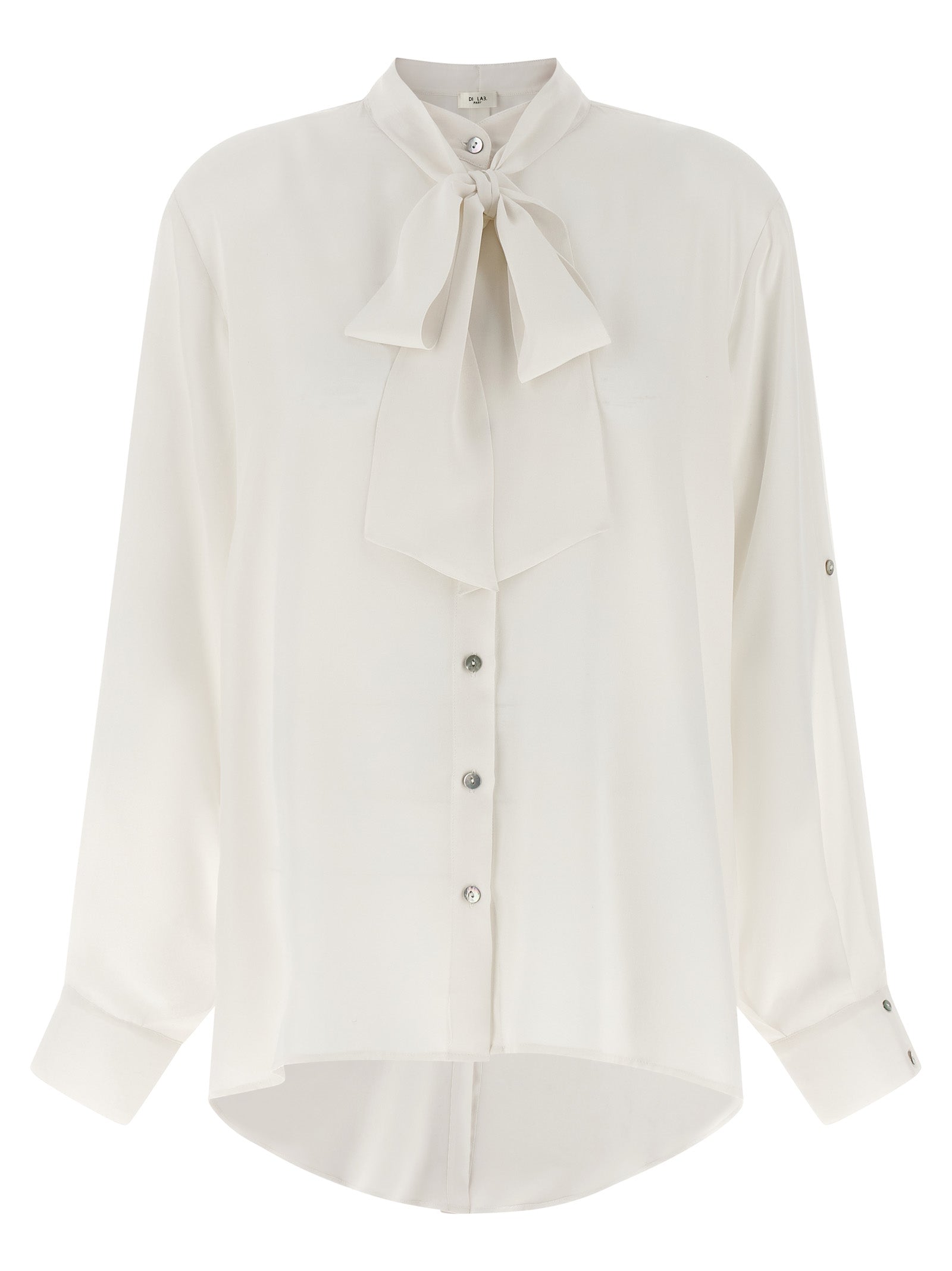 Di.La3 Pari' Crêpe De Chine Shirt