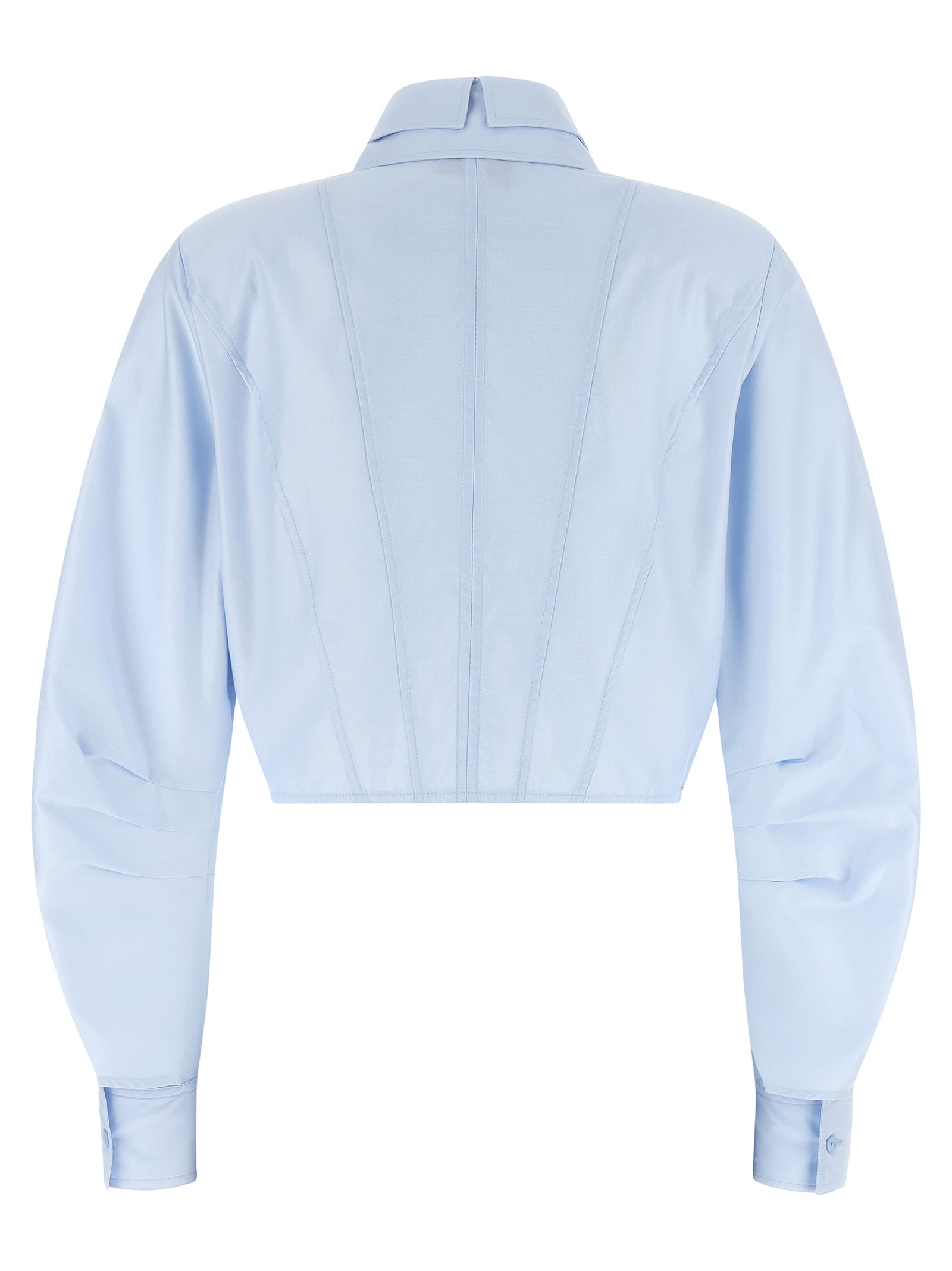 Elisabetta Franchi Cropped Shirt With Charms
