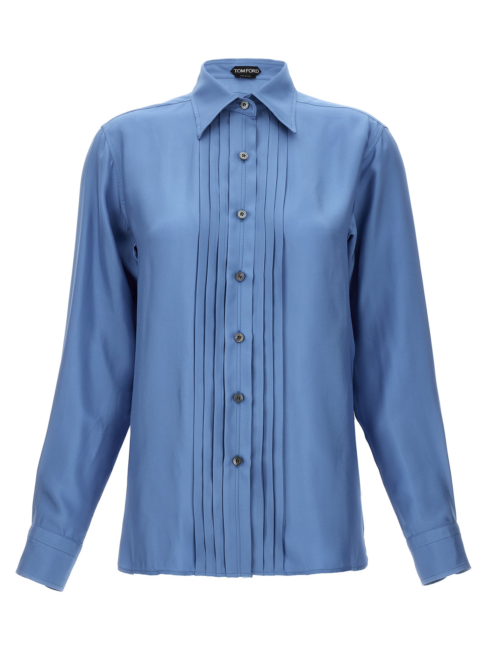 Tom Ford Pleated Plastron Shirt