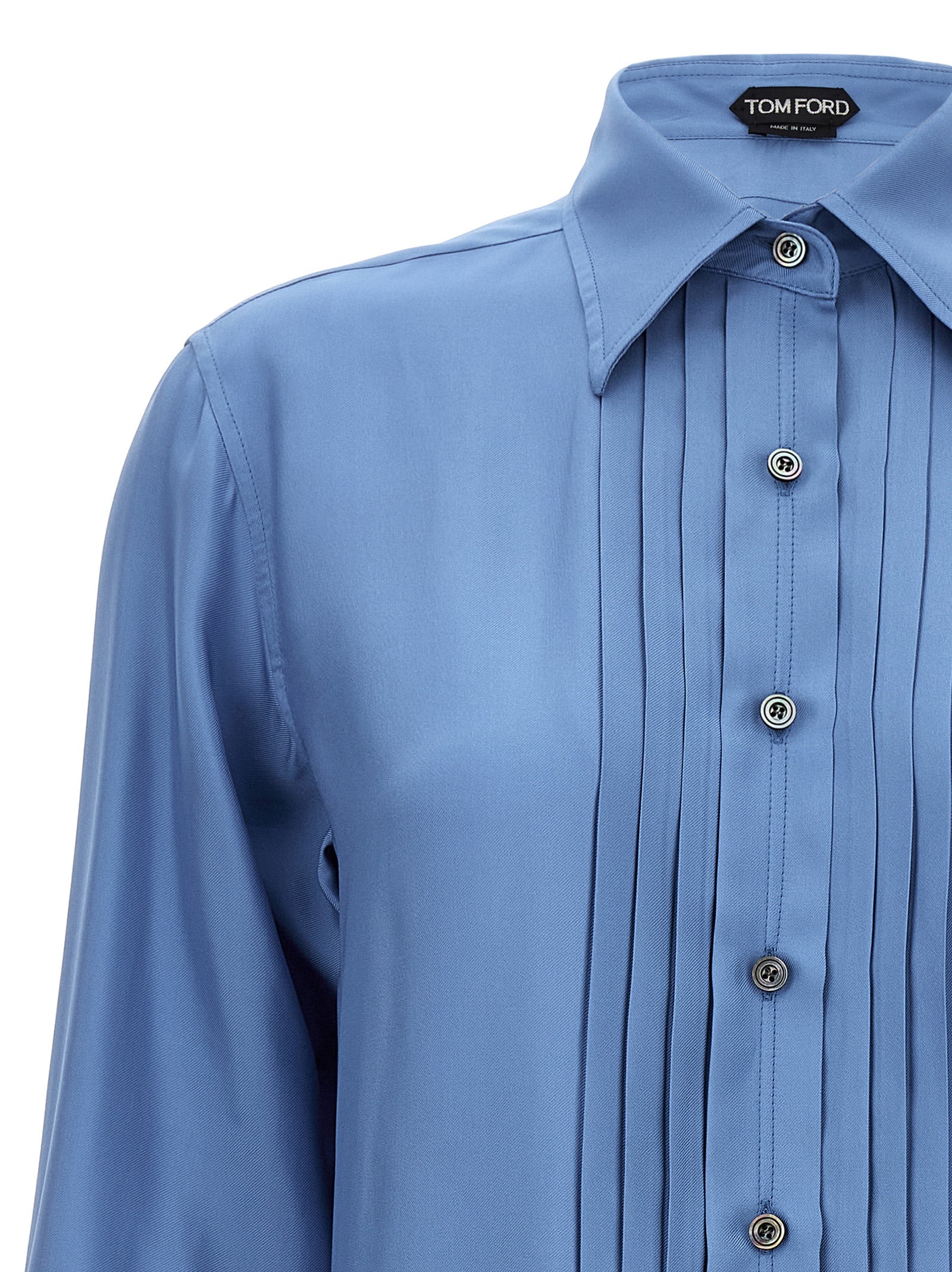 Tom Ford Pleated Plastron Shirt