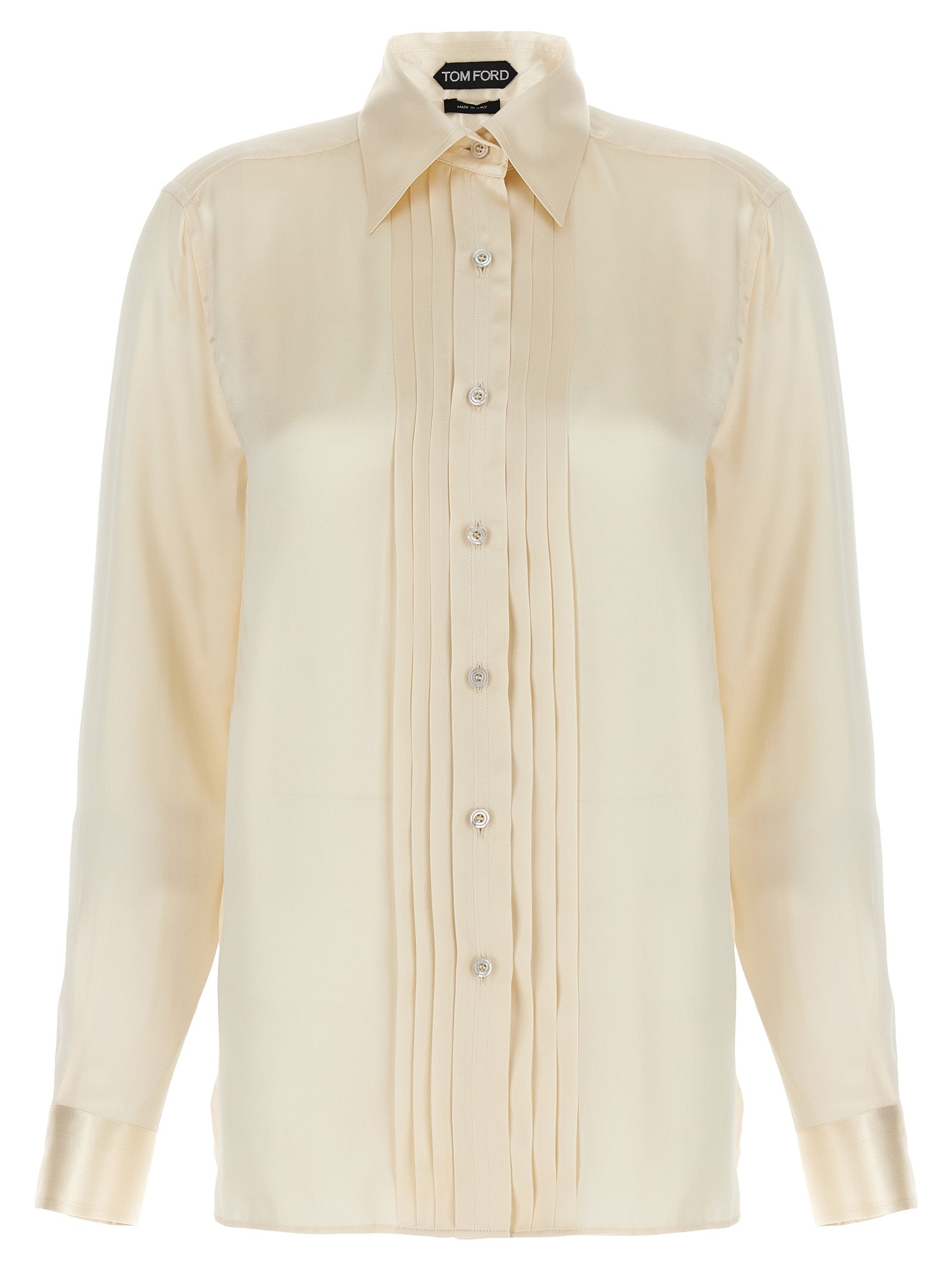 Tom Ford Pleated Plastron Shirt