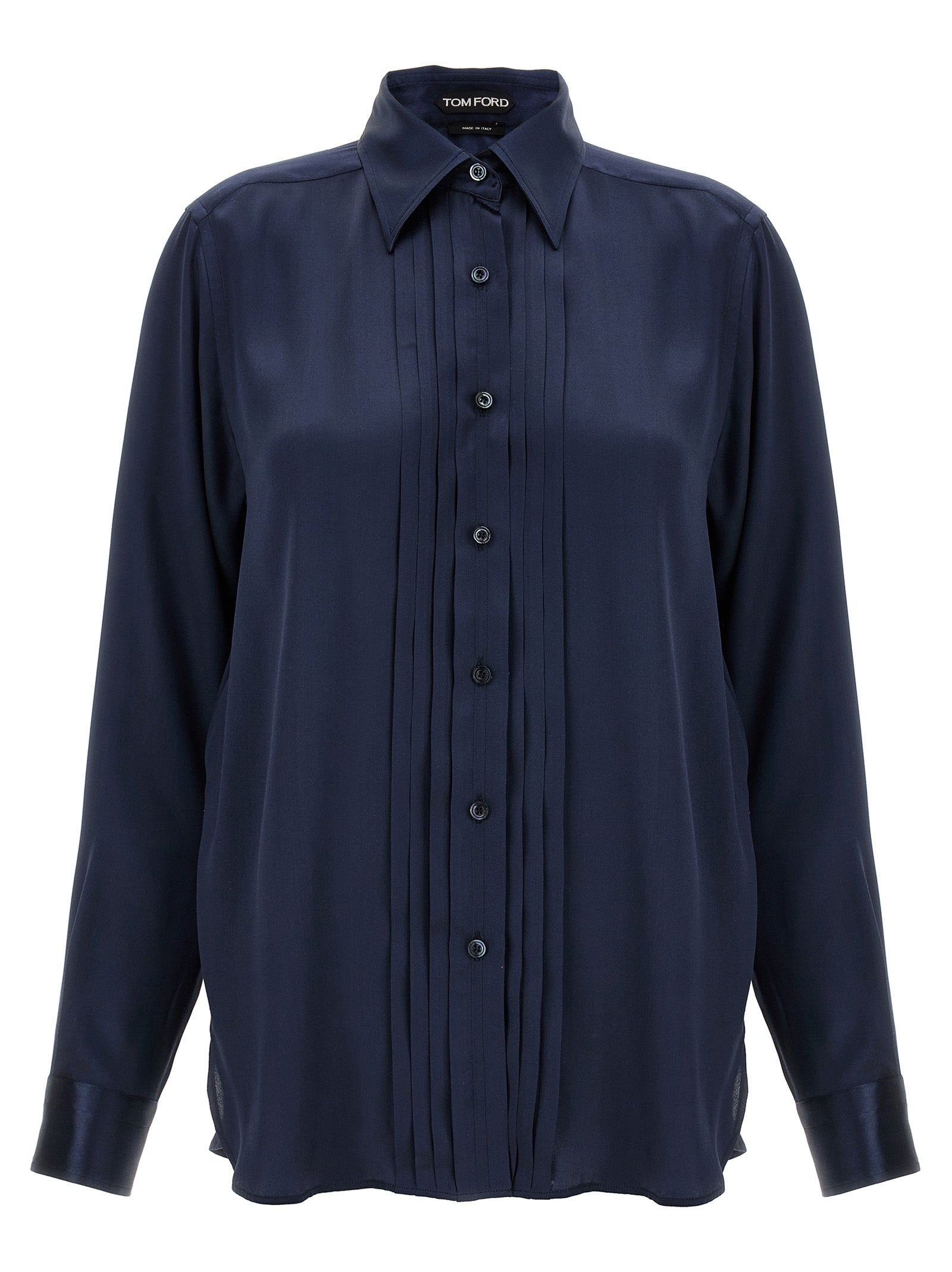 Tom Ford Pleated Plastron Shirt