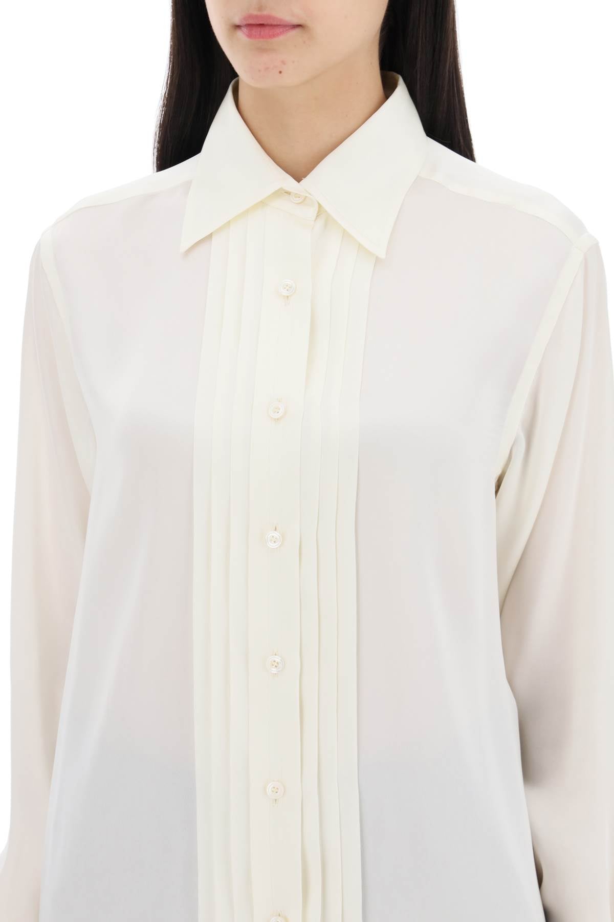 Tom Ford Silk Charmeuse Blouse Shirt