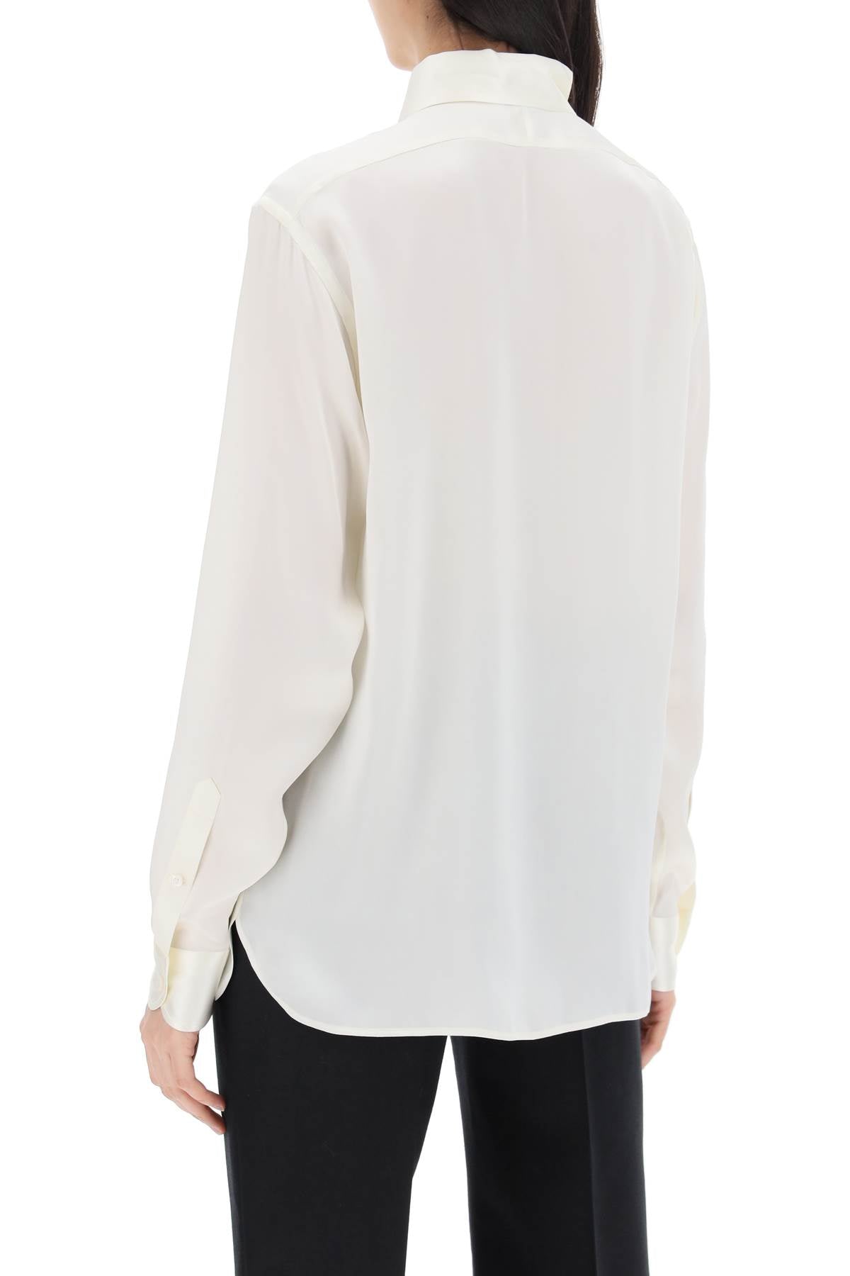 Tom Ford Silk Charmeuse Blouse Shirt