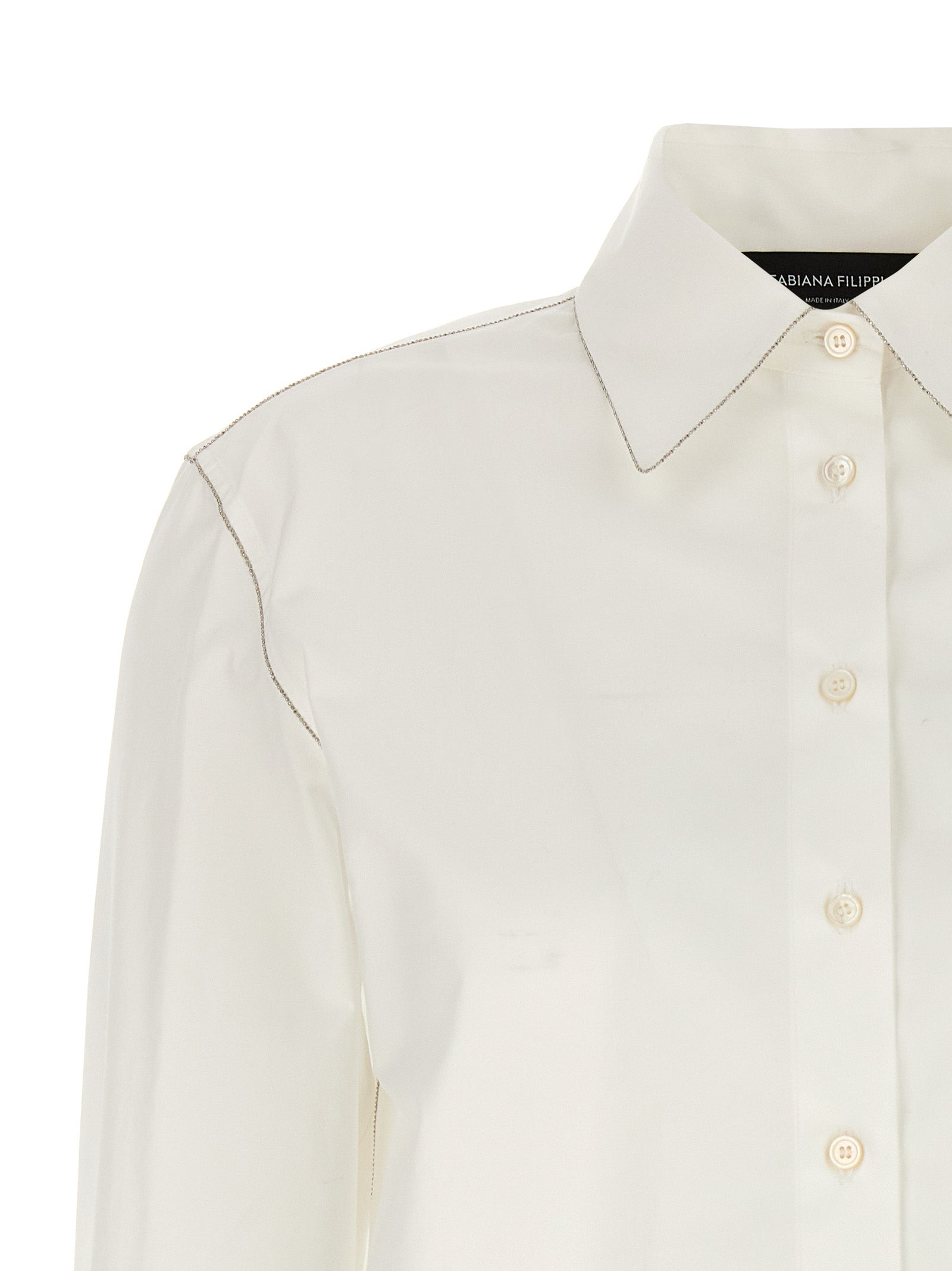 Fabiana Filippi Rhinestone Detail Shirt