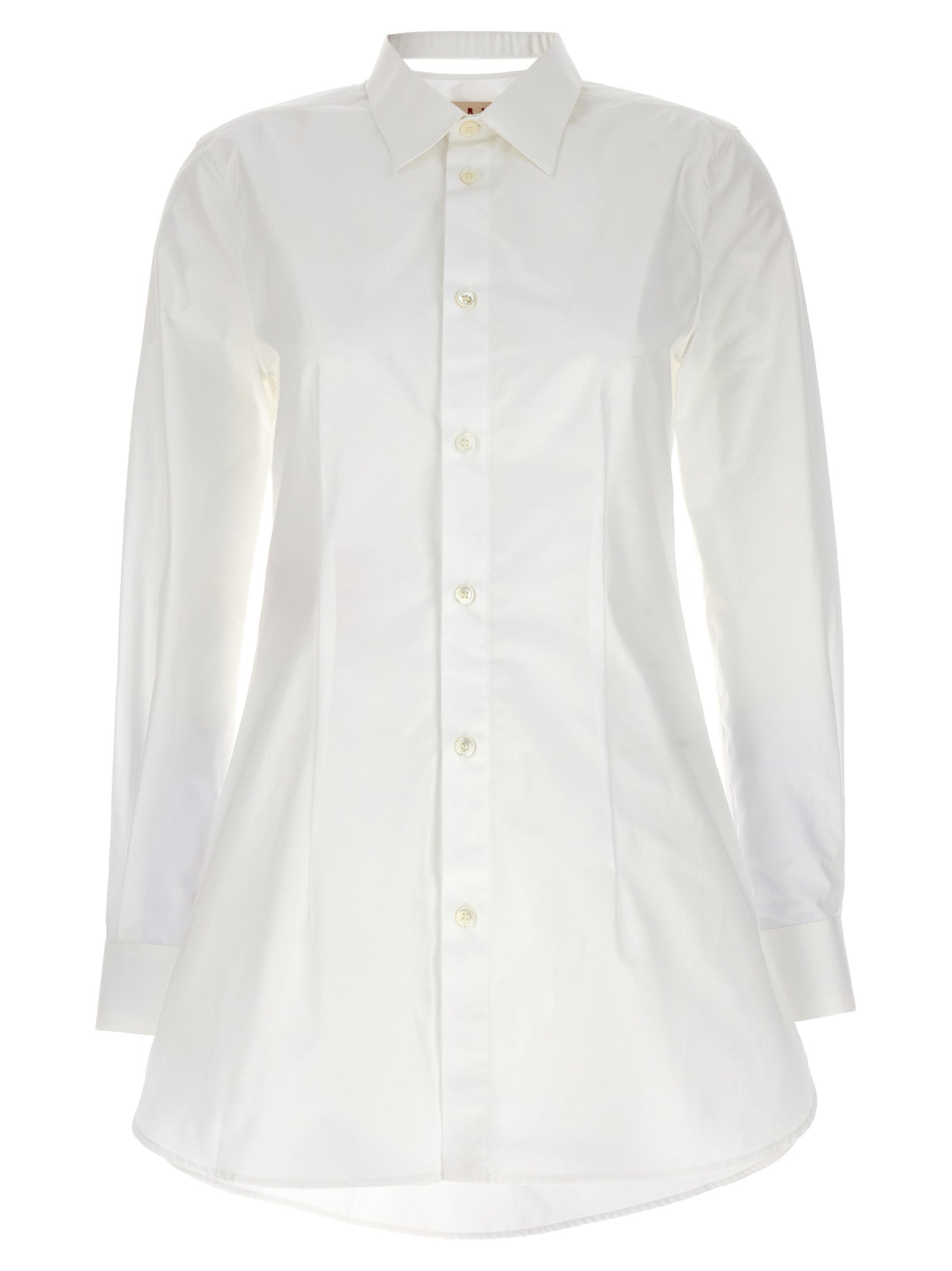 Marni Cut-Out Collar Shirt