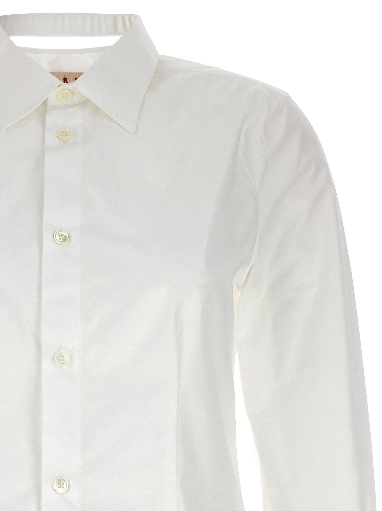 Marni Cut-Out Collar Shirt