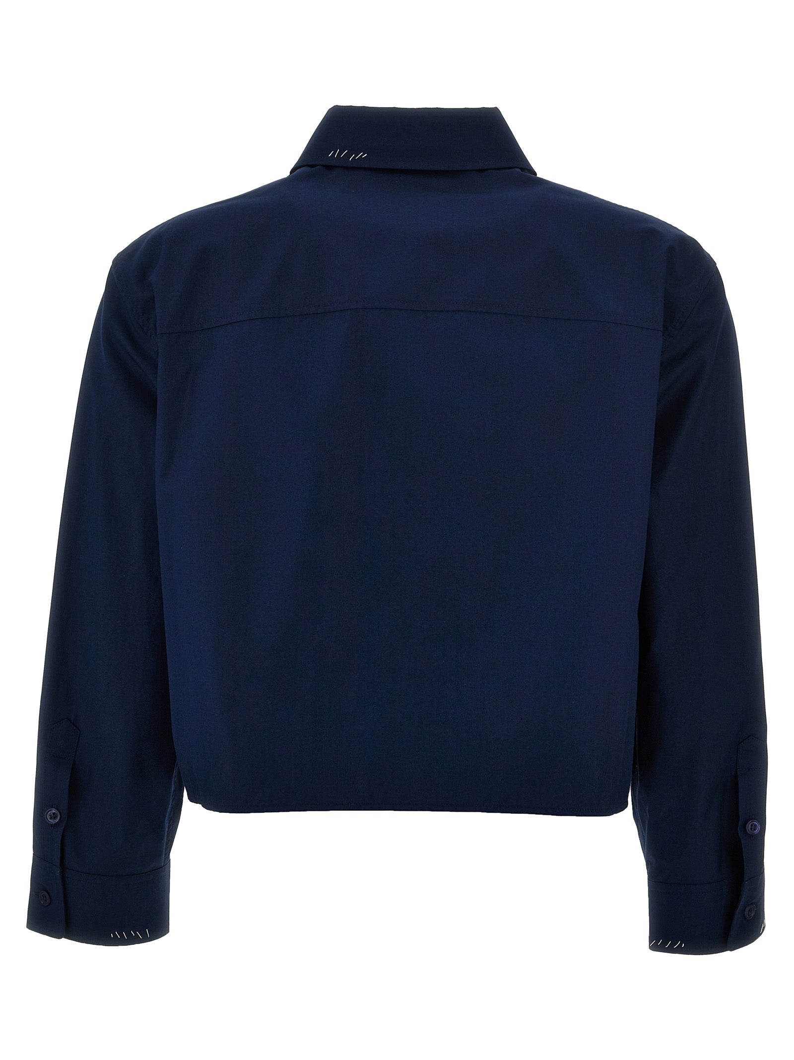 Marni Logo Embroidery Stitching Shirt