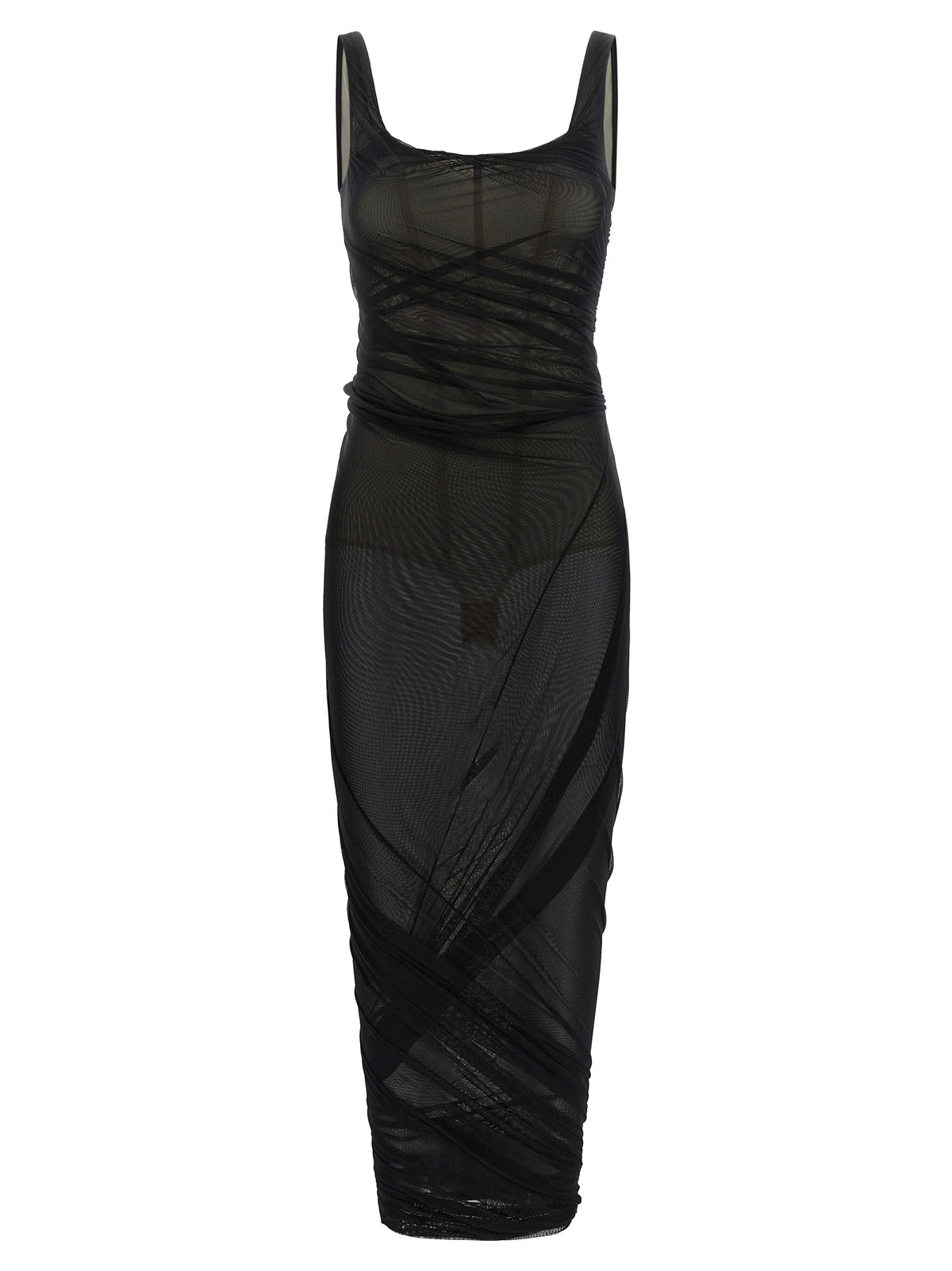 The Attico Dress With Transparencies