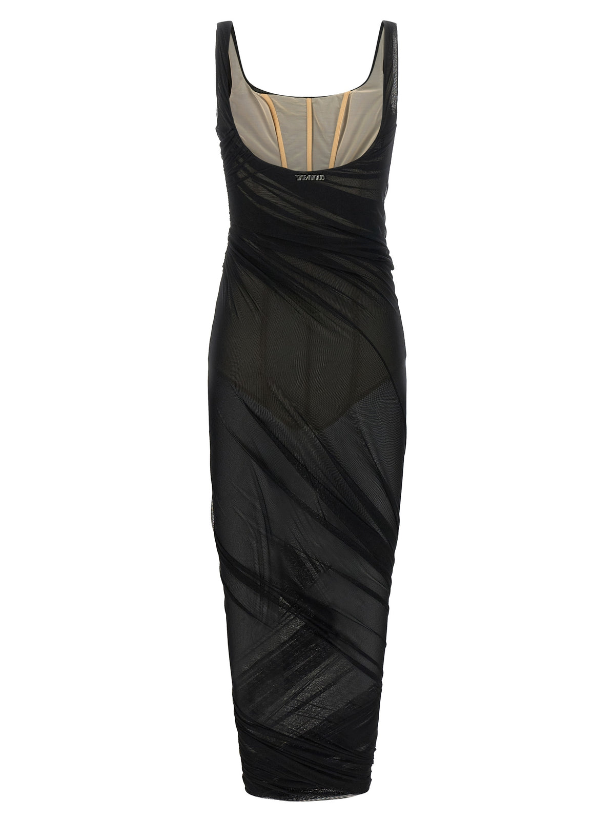 The Attico Dress With Transparencies