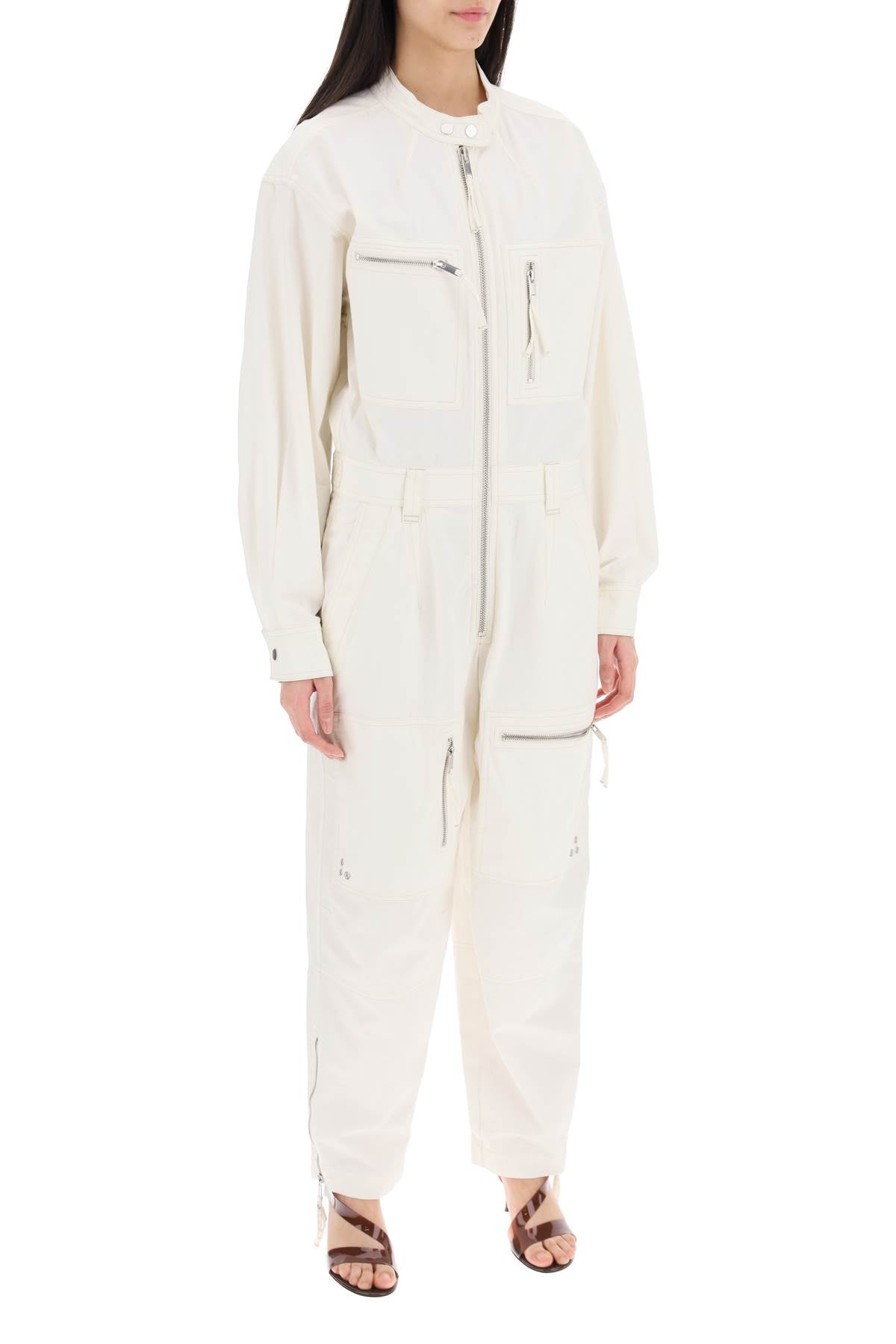 Isabel Marant Etoile Cotton Workwear Jumpsuit