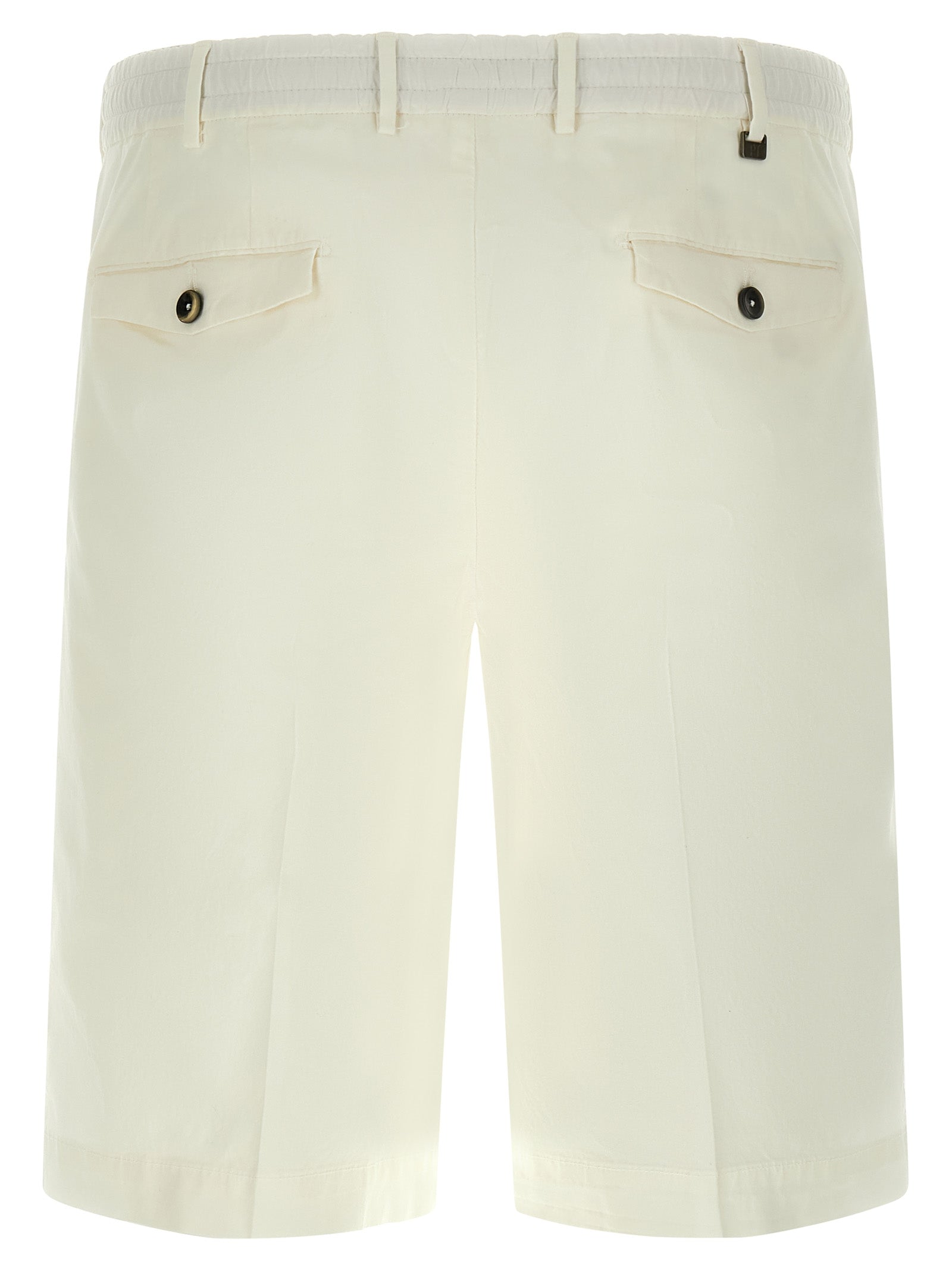 Pt Torino Stretch Cotton Bermuda Shorts