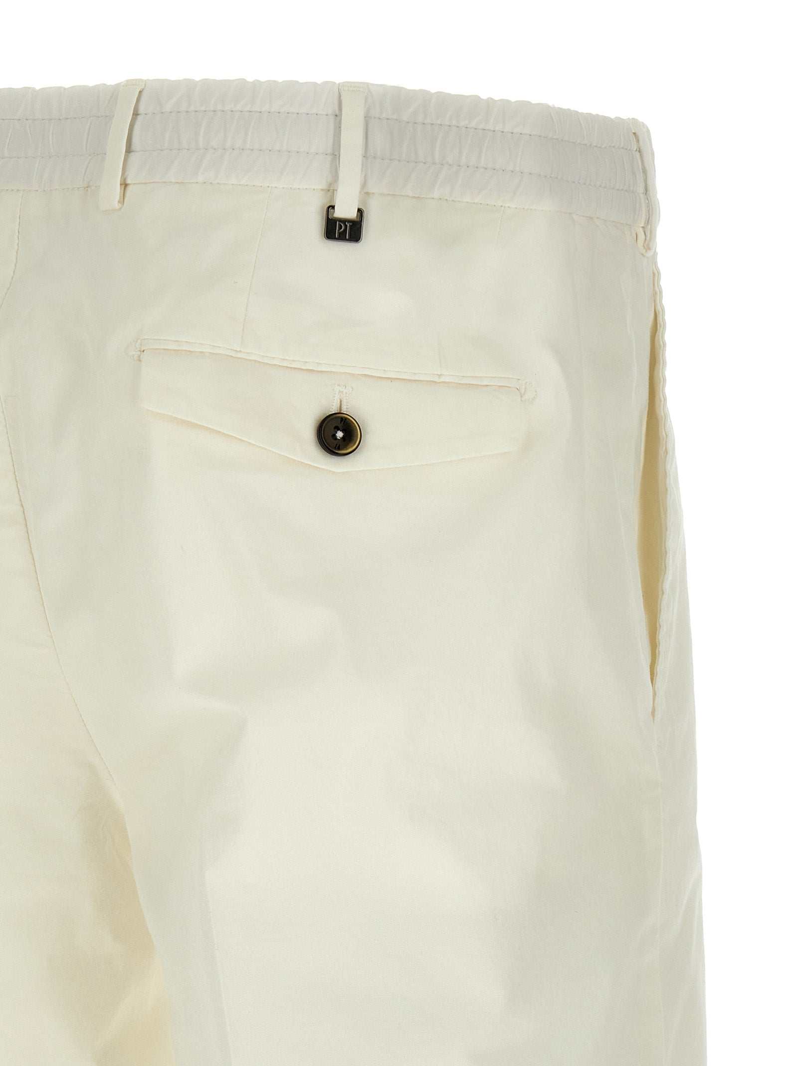 Pt Torino Stretch Cotton Bermuda Shorts