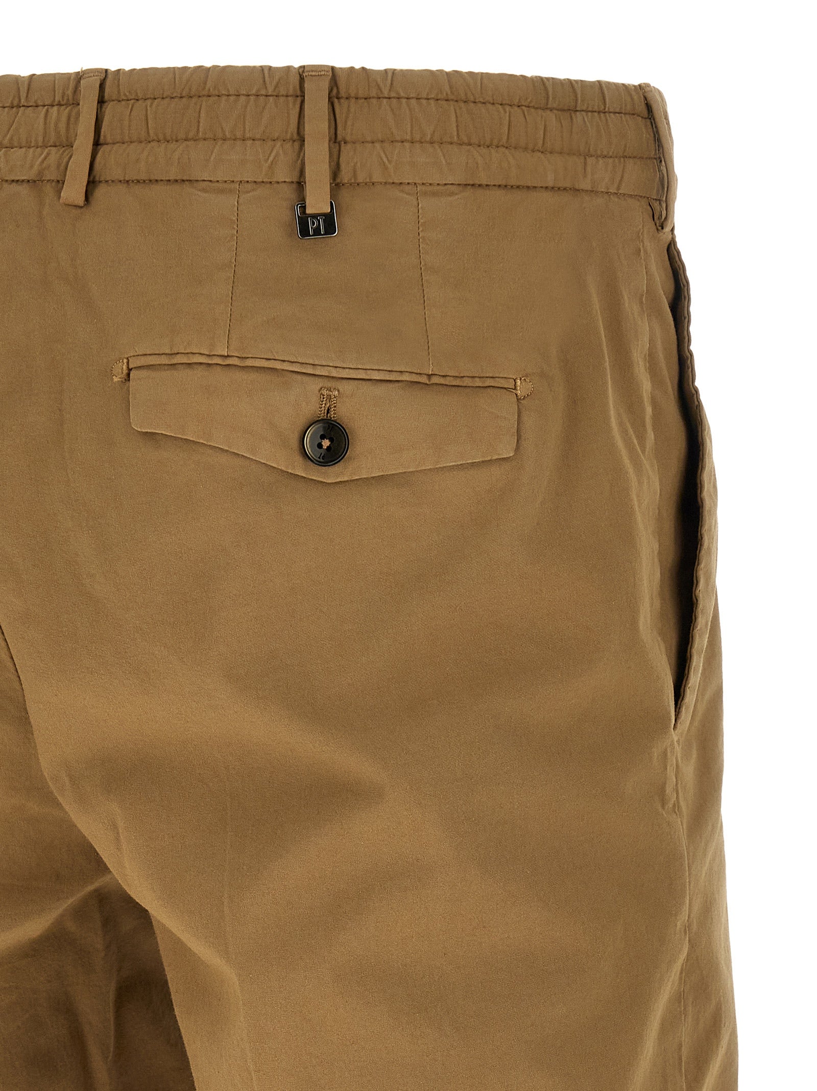 Pt Torino Stretch Cotton Bermuda Shorts