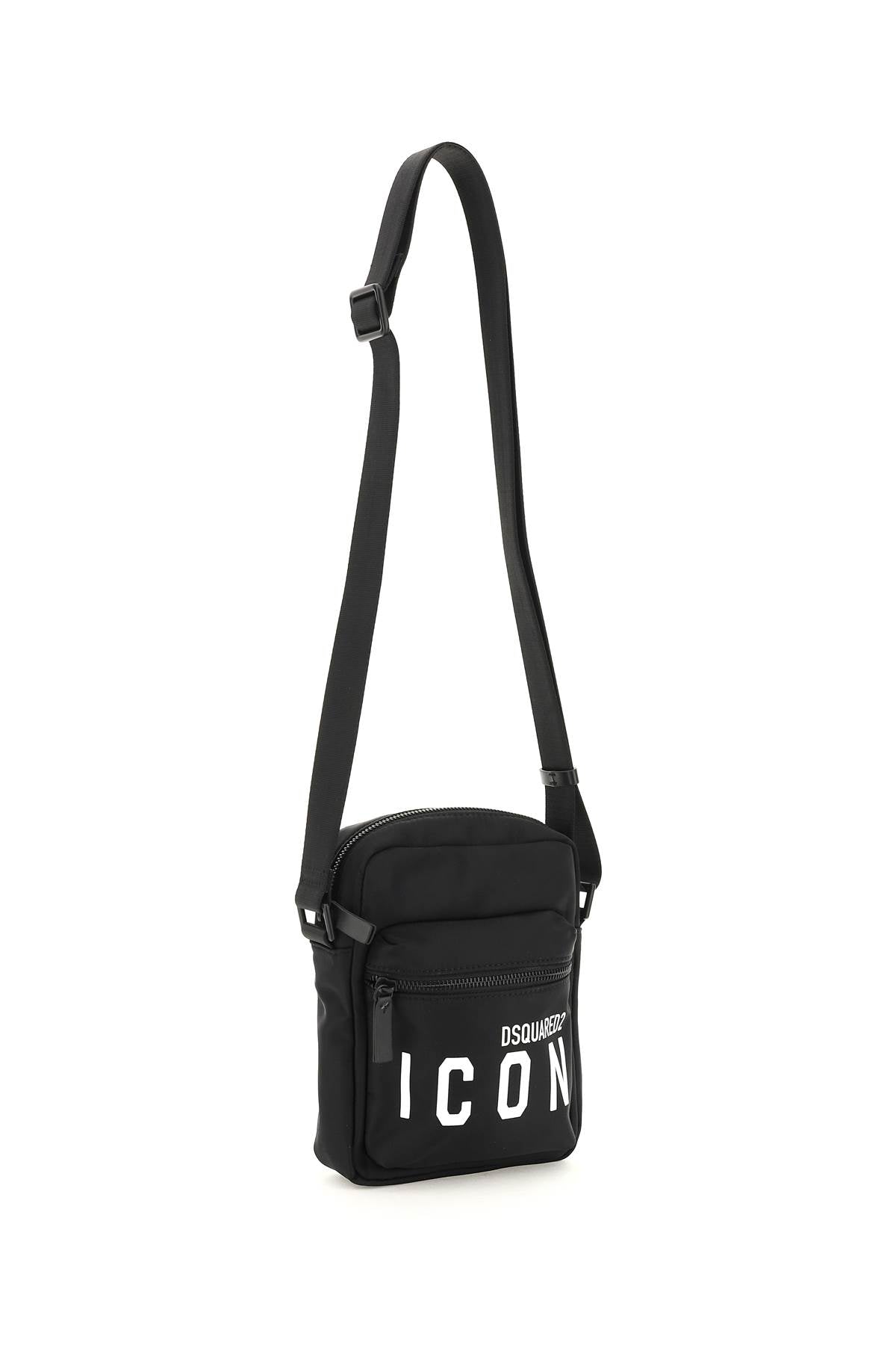 Dsquared2 Nylon Icon Crossbody Bag Black