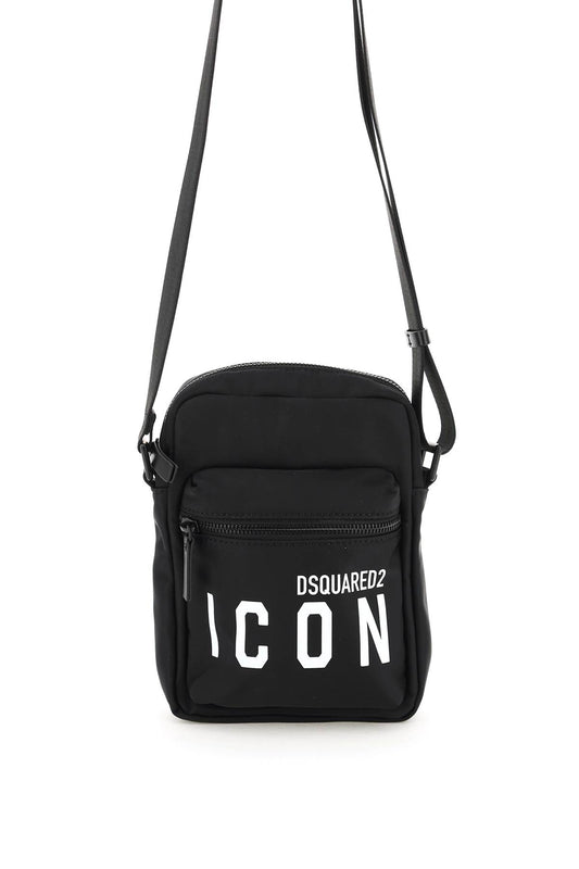 Dsquared2 Nylon Icon Crossbody Bag Black