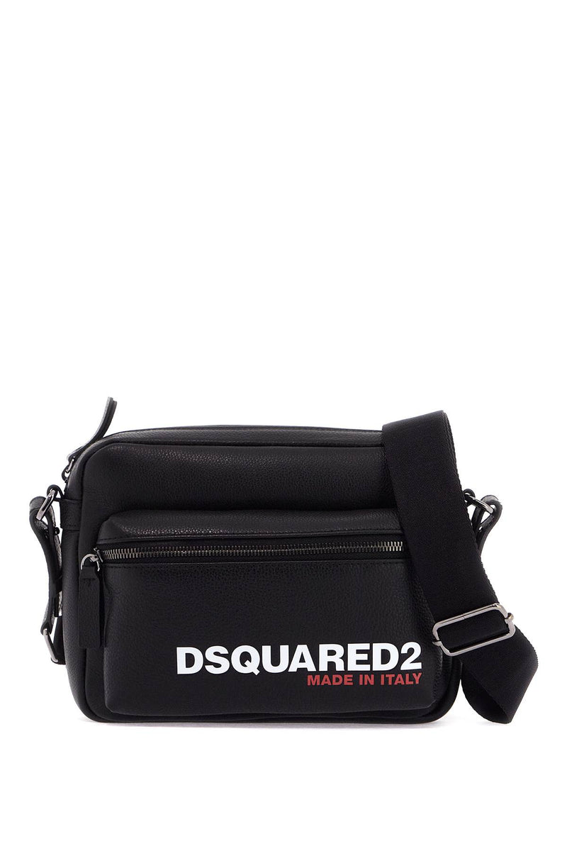 Dsquared2 Bob Shoulder Bag With Adjustable Strap Black