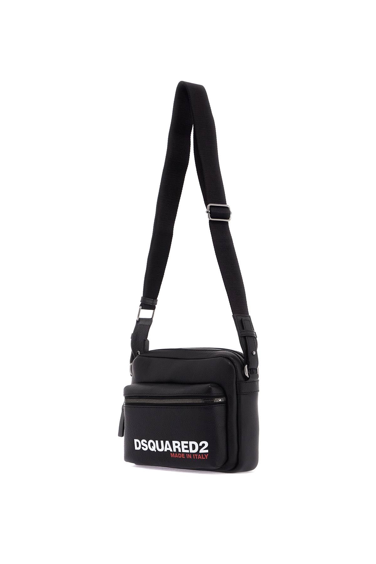 Dsquared2 Bob Shoulder Bag With Adjustable Strap Black