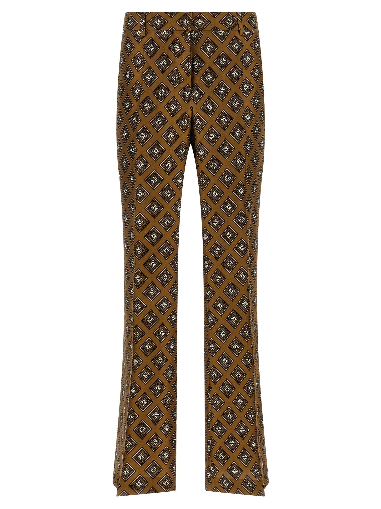 Alberto Biani Tie-Print Pants