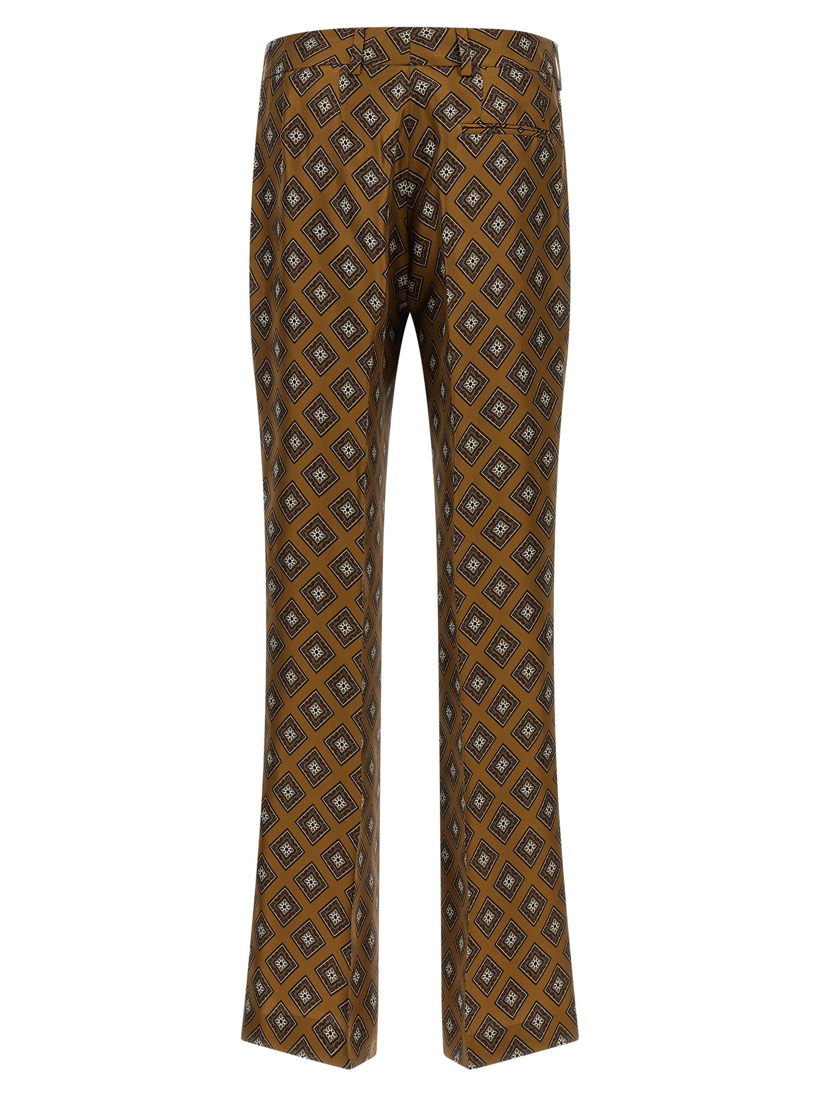 Alberto Biani Tie-Print Pants