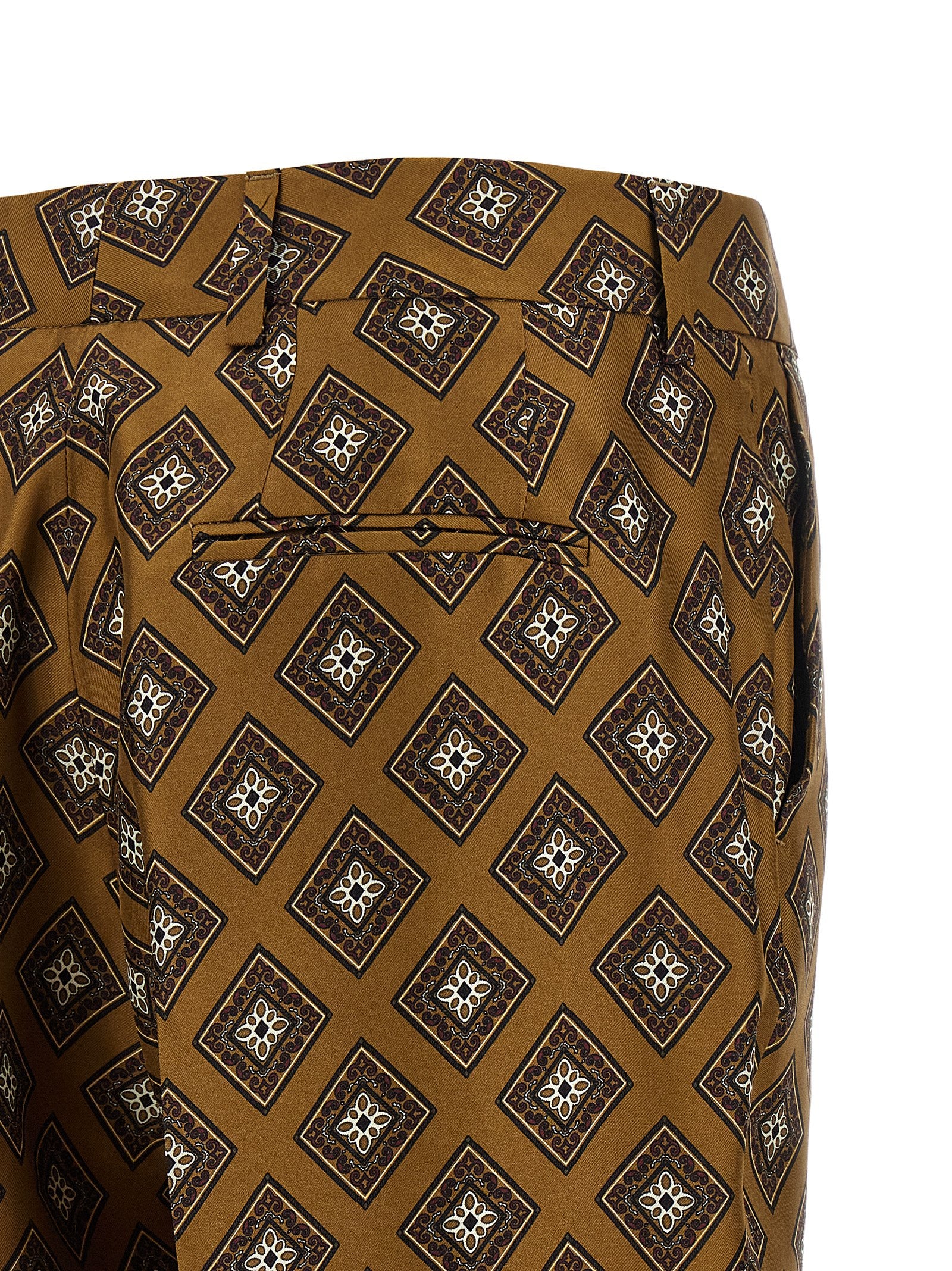 Alberto Biani Tie-Print Pants